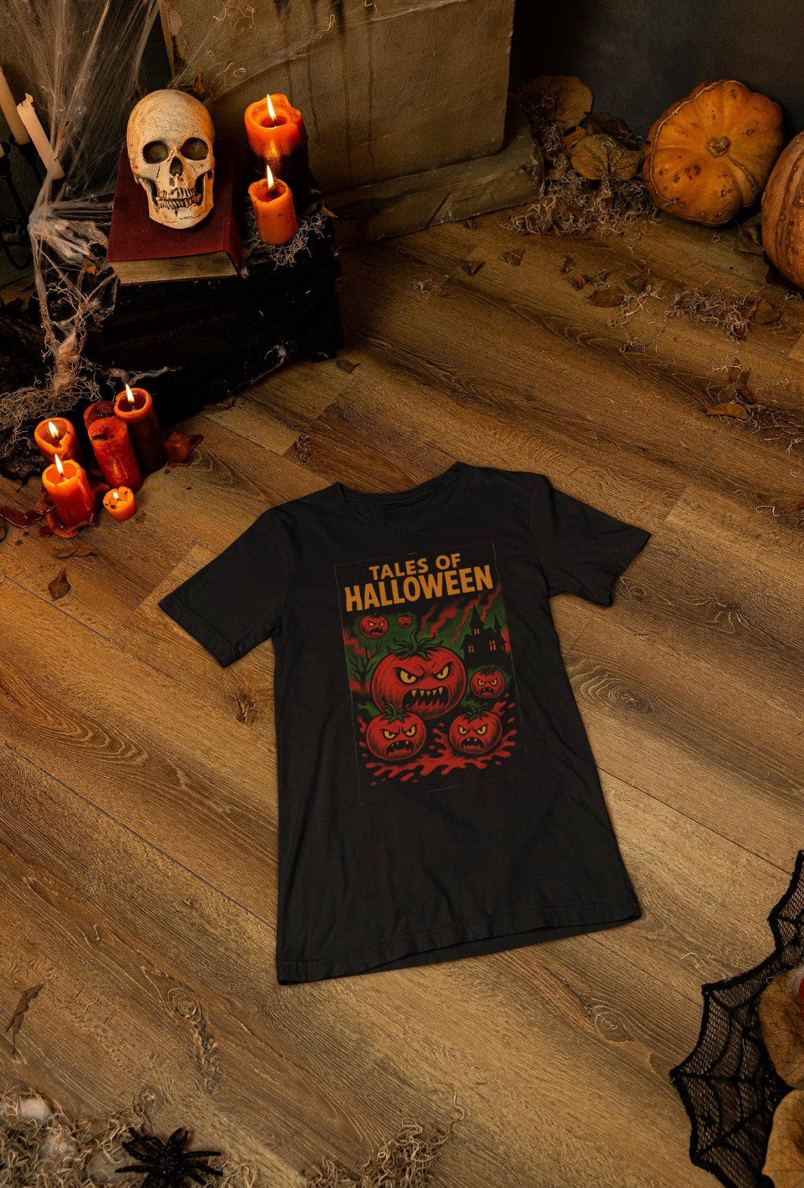 tshirt Tales Of Halloween exclusif série 1. modèle killer tomatoes