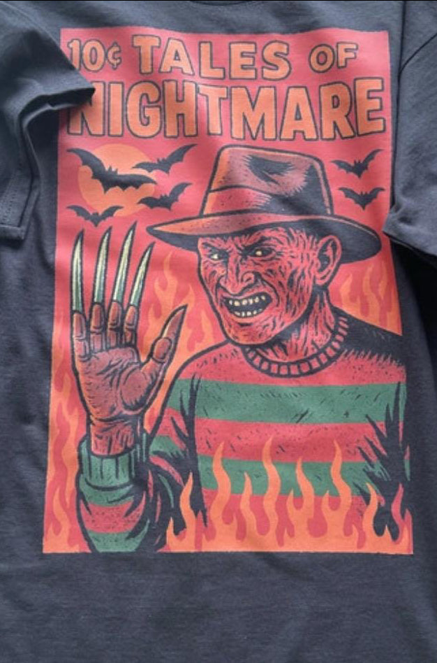 tshirt Tales Of Halloween exclusif série 1. modèle Rue des Cauchemars