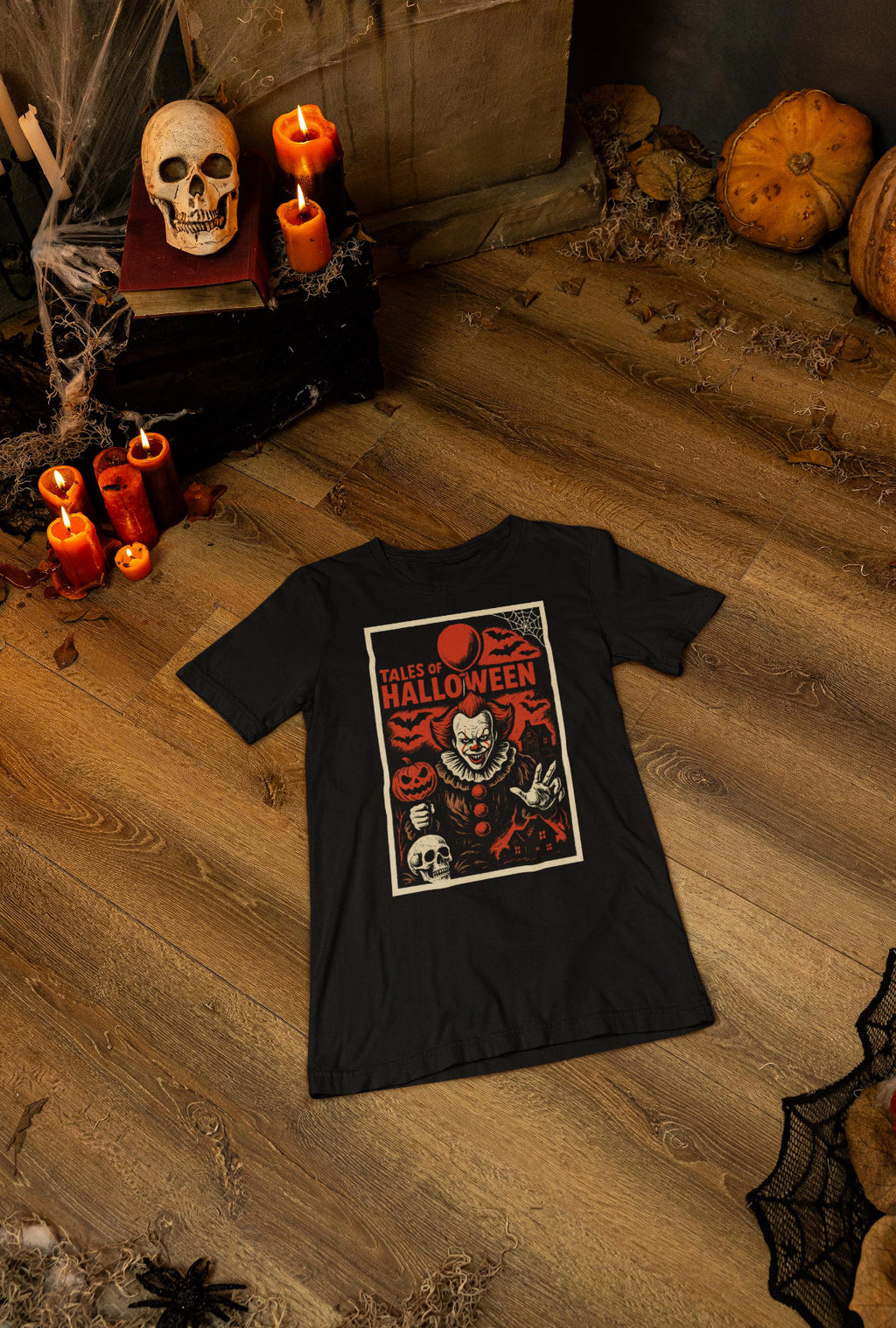 tshirt Tales Of Halloween exclusif série 1. modèle killer clown