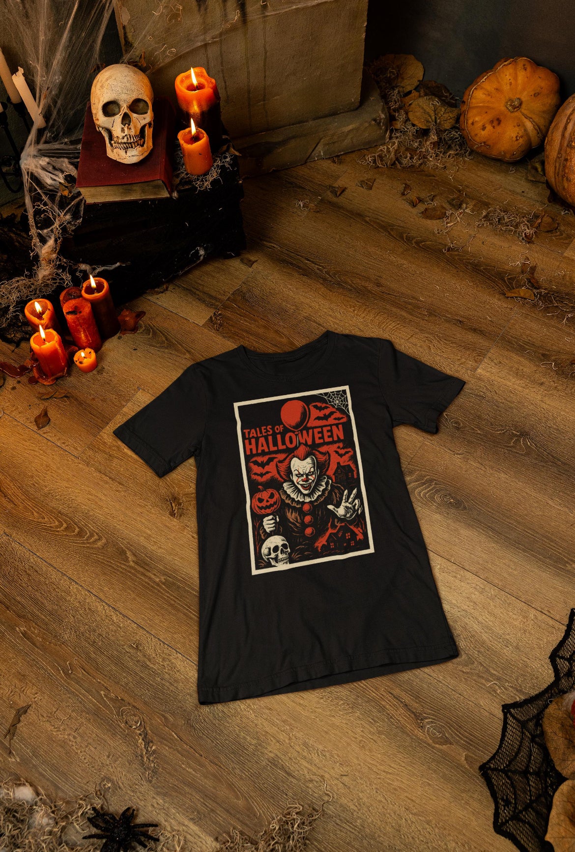 tshirt Tales Of Halloween exclusif série 1. modèle killer clown