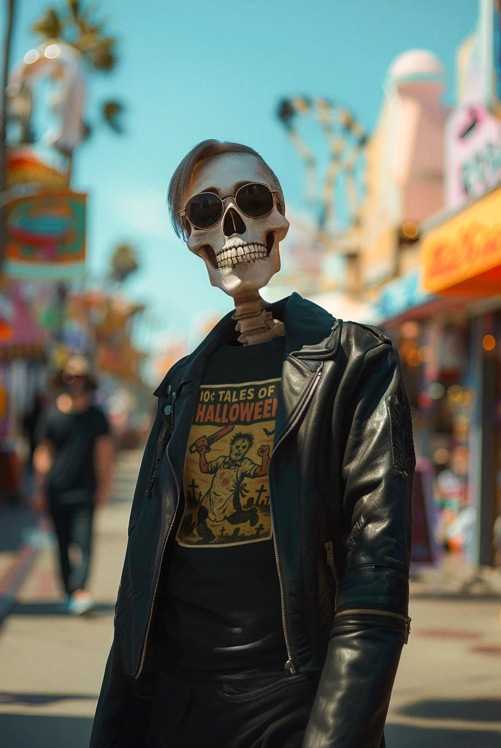 tshirt Tales Of Halloween exclusif série 1. modèle Chainsaw Butcher