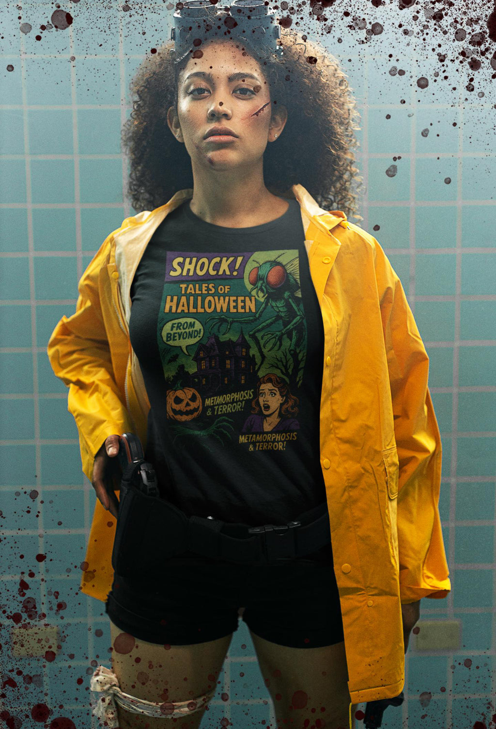 tshirt Tales Of Halloween exclusif série 1. modèle The fly