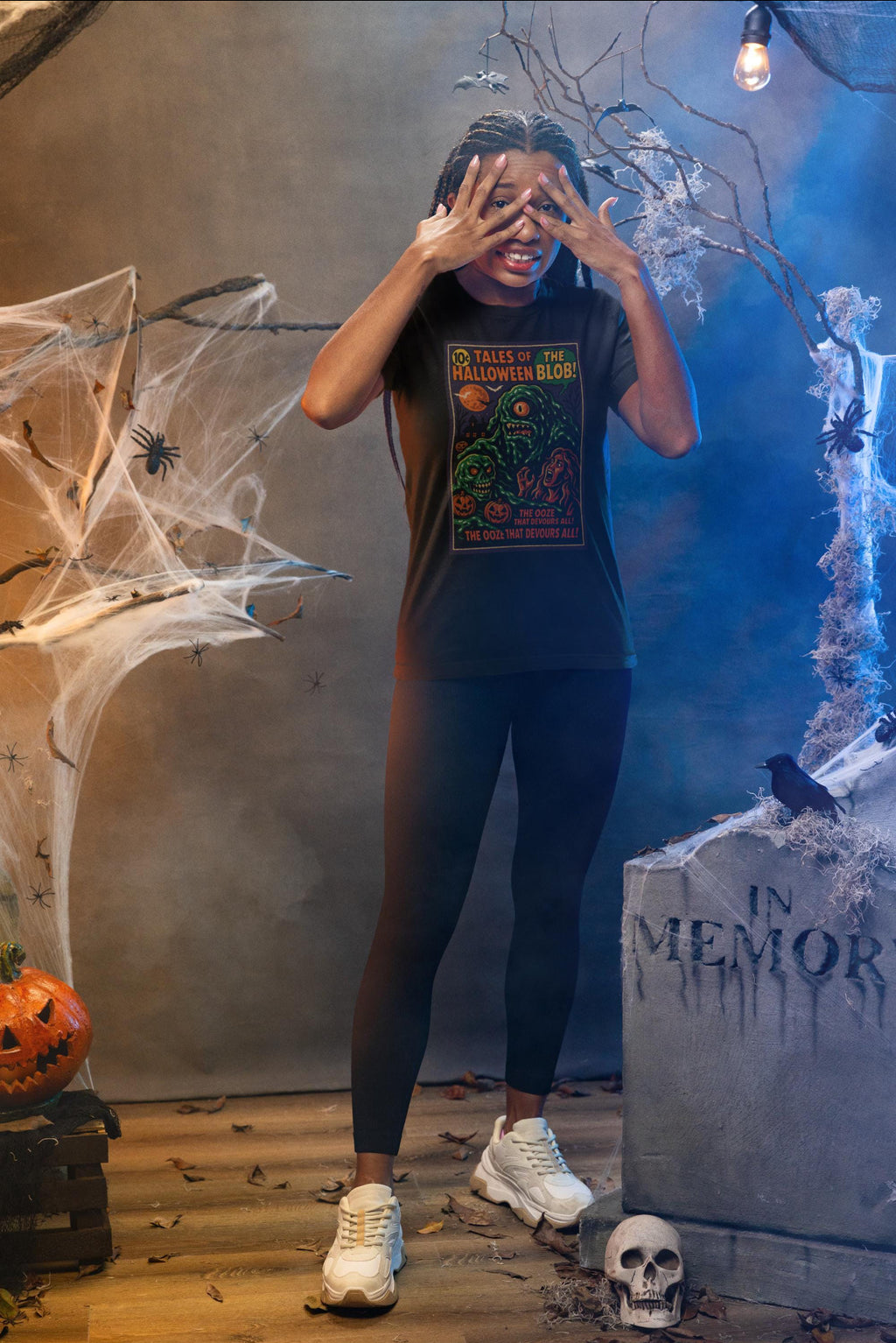 tshirt Tales Of Halloween exclusif série 1. modèle The Blob.