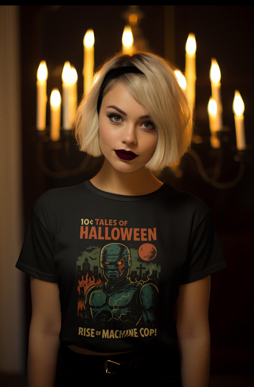 tshirt Tales Of Halloween exclusif série 1. modèle robot law