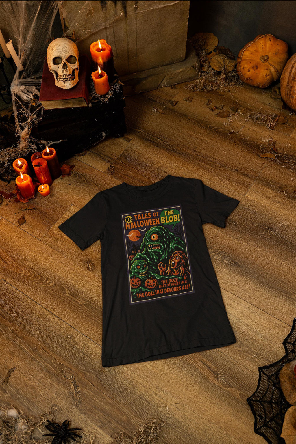 tshirt Tales Of Halloween exclusif série 1. modèle The Blob.