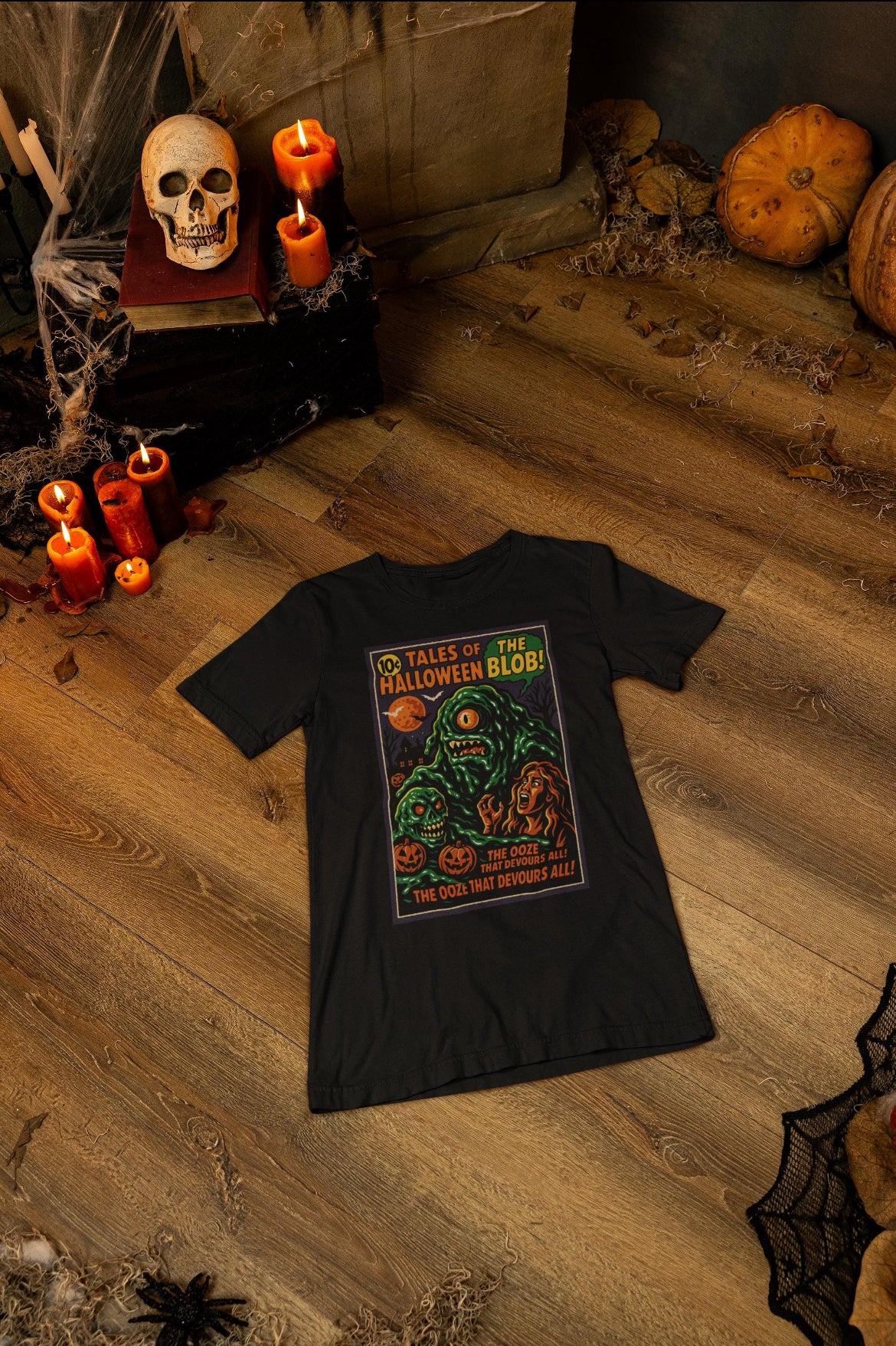 tshirt Tales Of Halloween exclusif série 1. modèle The Blob.