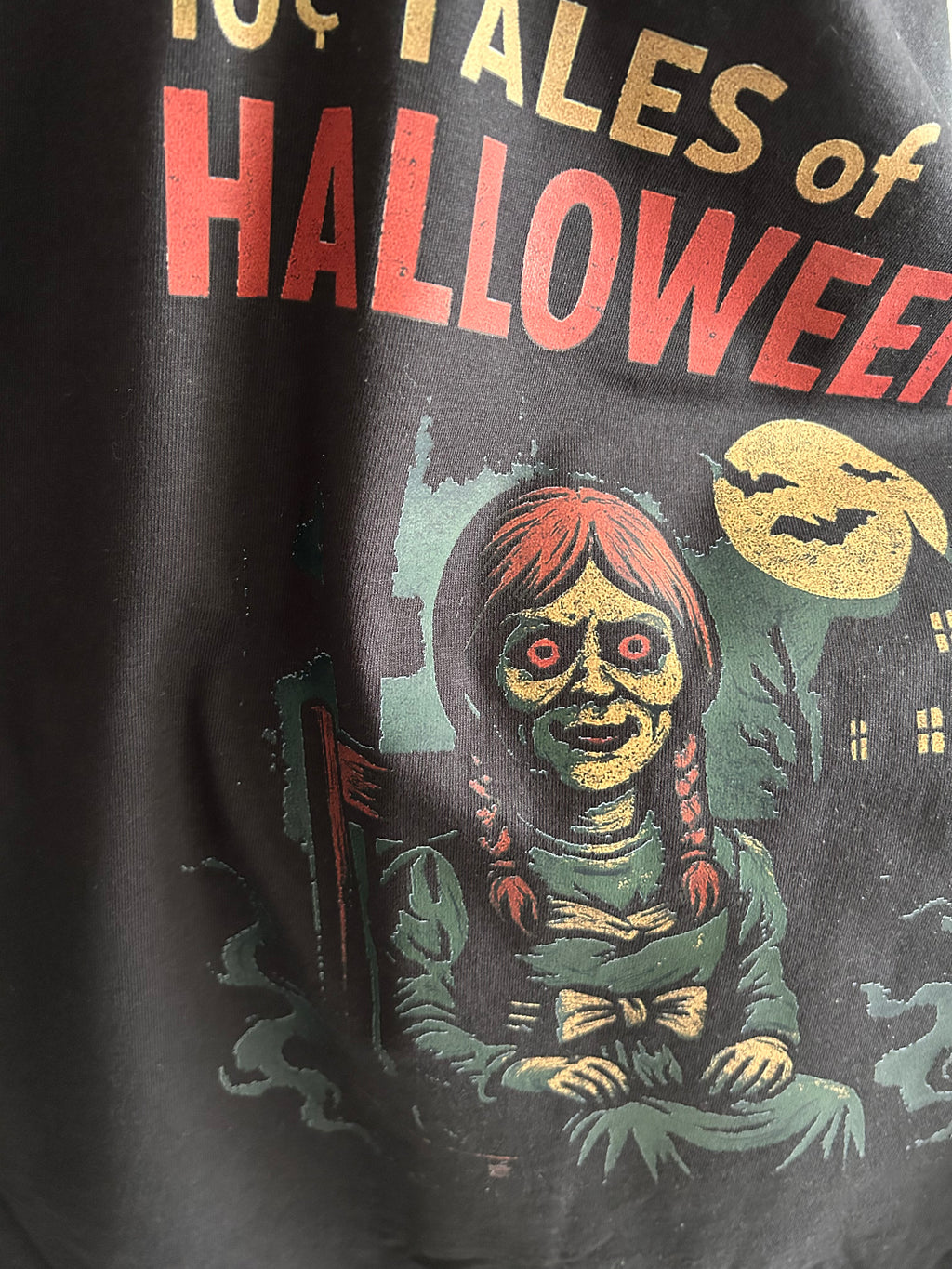 tshirt Tales Of Halloween exclusif série 1. modèle Annabelle.