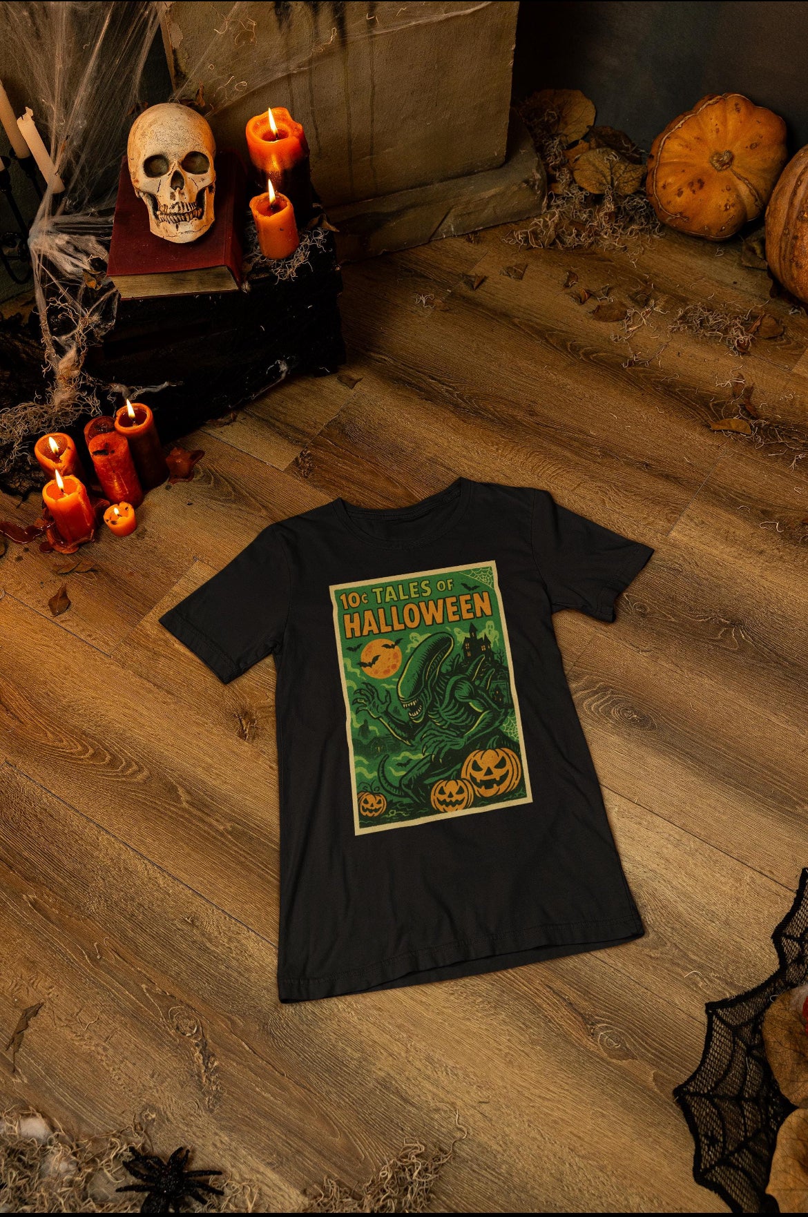 tshirt Tales Of Halloween exclusif série 1. modèle Alien.