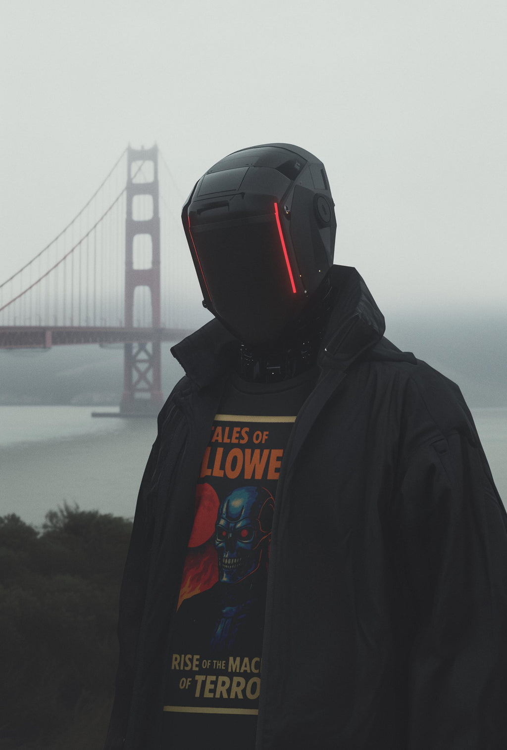 tshirt Tales Of Halloween exclusif série 1. modèle Cyborg Unit