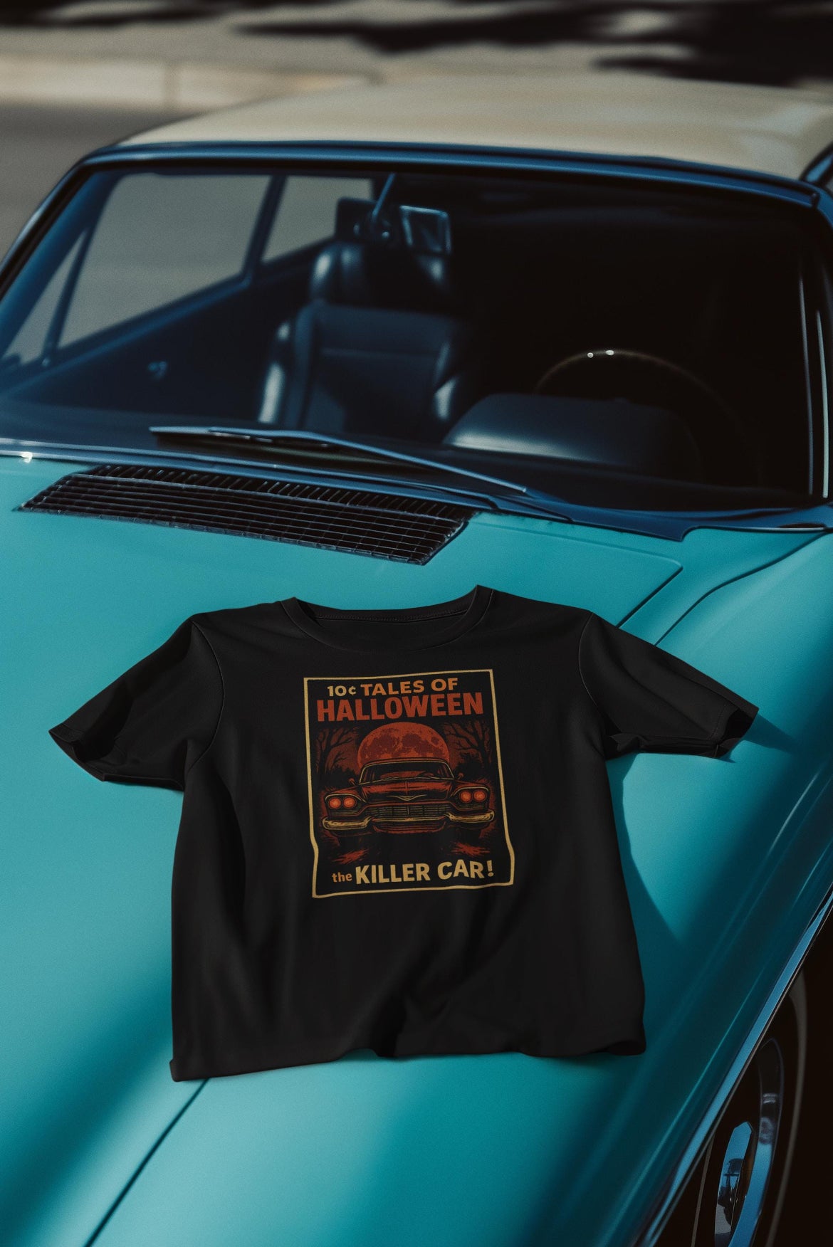 tshirt Tales of Halloween exclusif série 1. modèle killer car