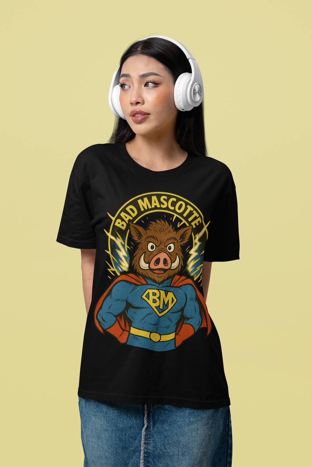 T-shirt officiel Bad Mascotte - Be the hero- edition exclusive