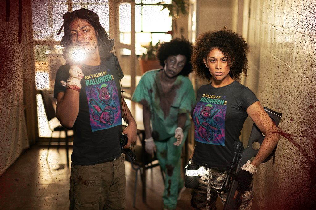 T-shirt officiel Bad Mascotte x tales of halloween - apocalypse - edition exclusive