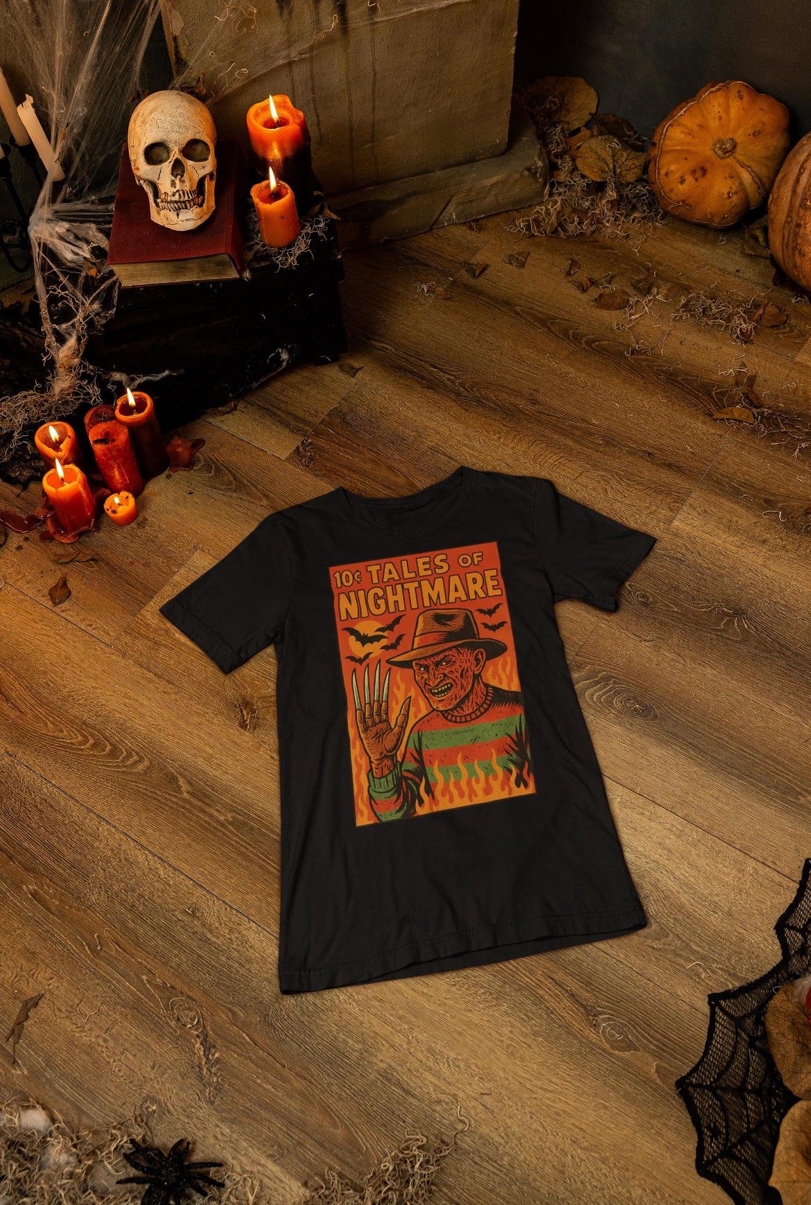 tshirt Tales Of Halloween exclusif série 1. modèle Rue des Cauchemars