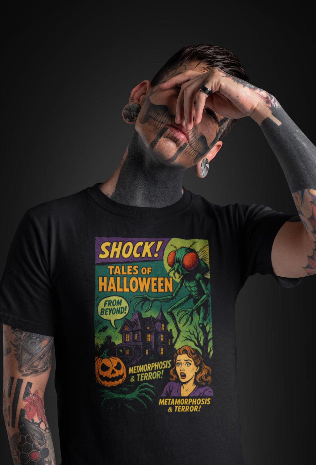 tshirt Tales Of Halloween exclusif série 1. modèle The fly
