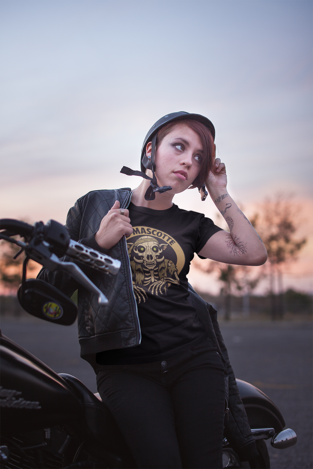 T-shirt officiel Bad Mascotte - Skeleton