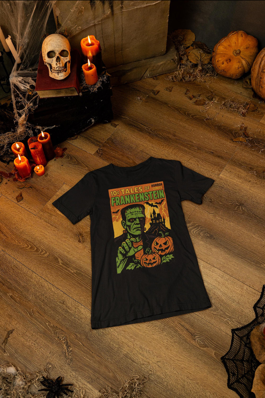 tshirt Tales Of Halloween exclusif série 1. modèle Frankenstein