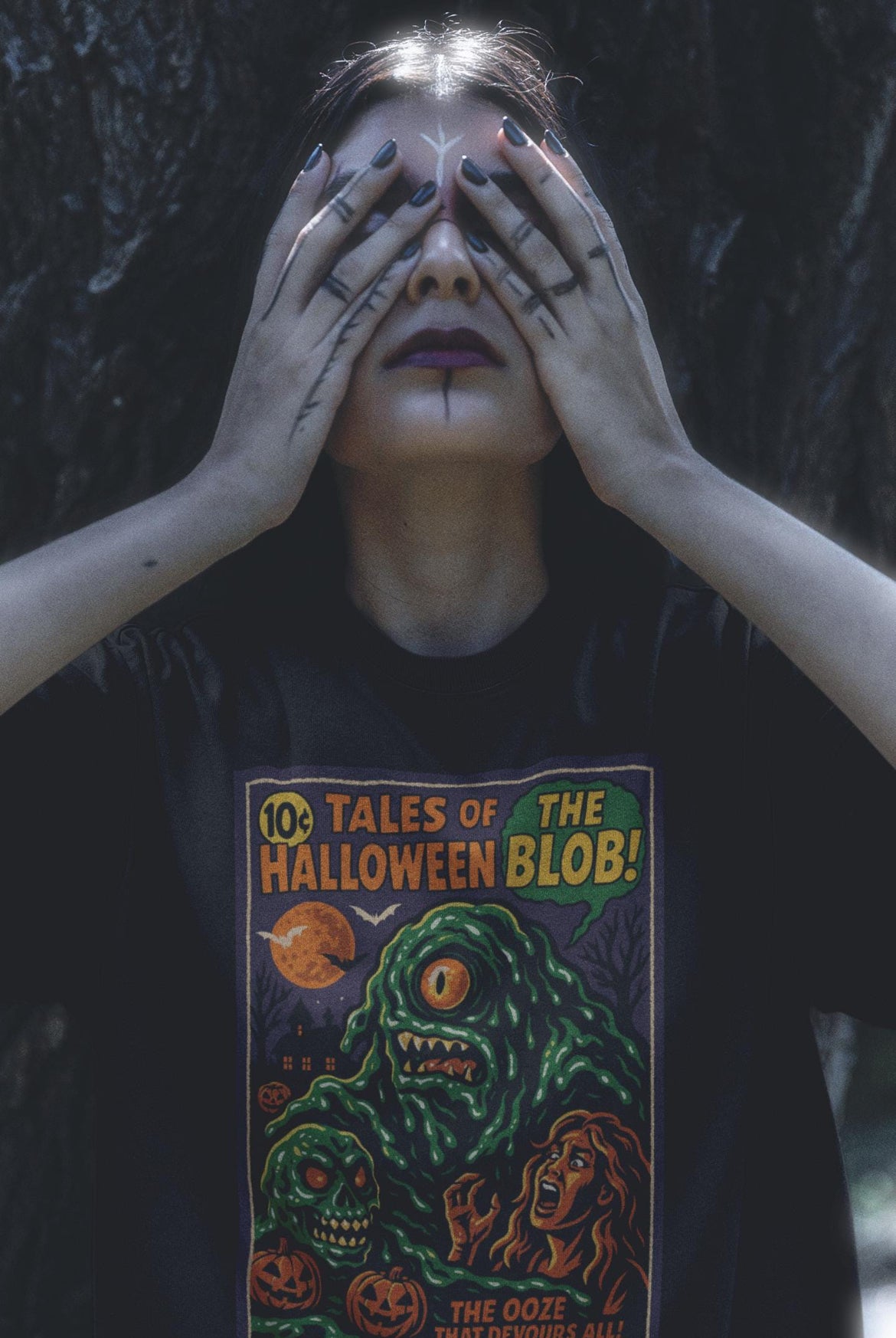 tshirt Tales Of Halloween exclusif série 1. modèle The Blob.