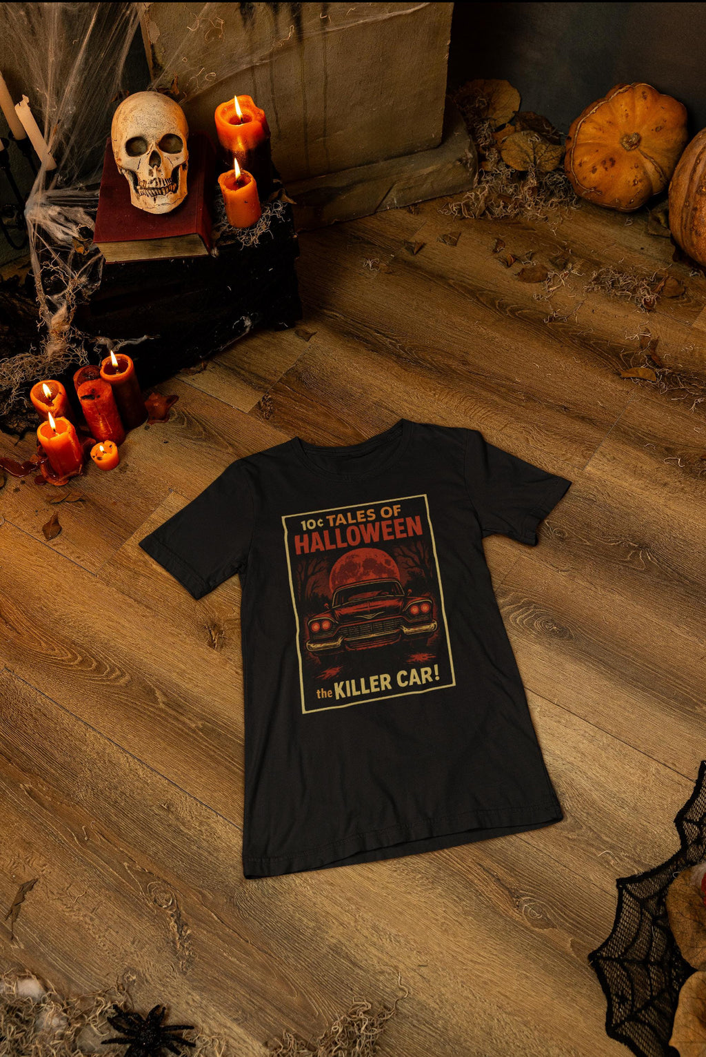 tshirt Tales of Halloween exclusif série 1. modèle killer car