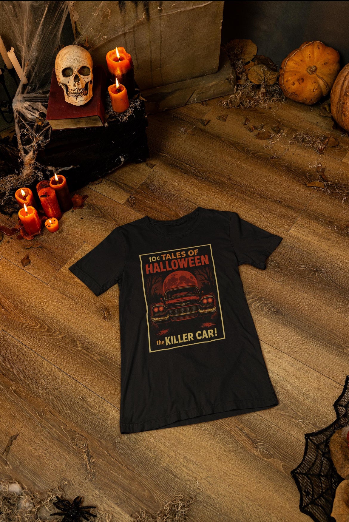 tshirt Tales of Halloween exclusif série 1. modèle killer car