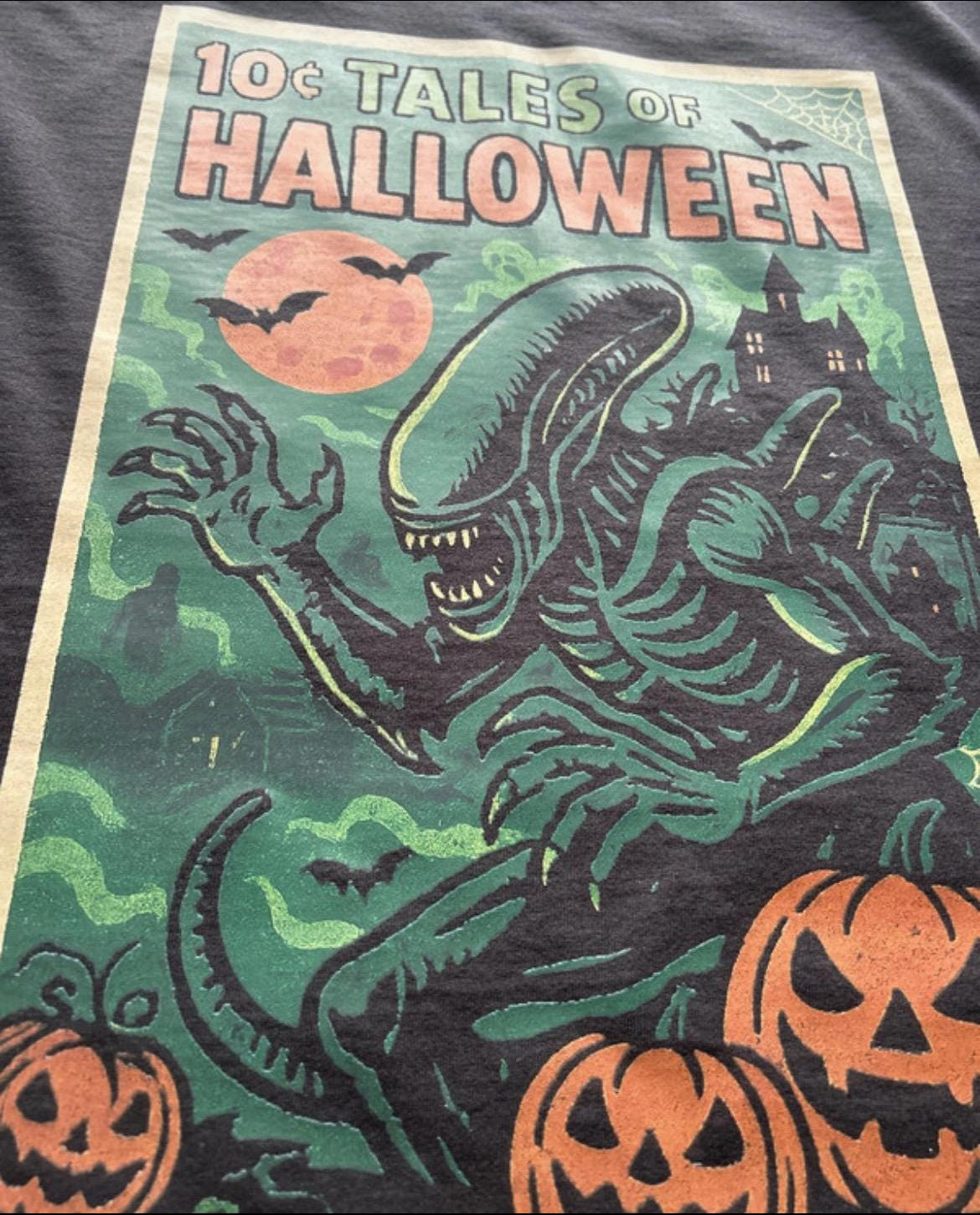 tshirt Tales Of Halloween exclusif série 1. modèle Alien.