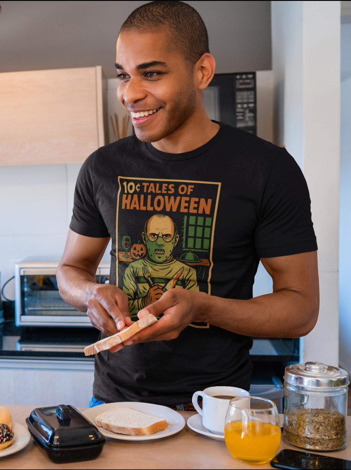 tshirt Tales of Halloween exclusif série 1. modèle The Cannibal Doctor