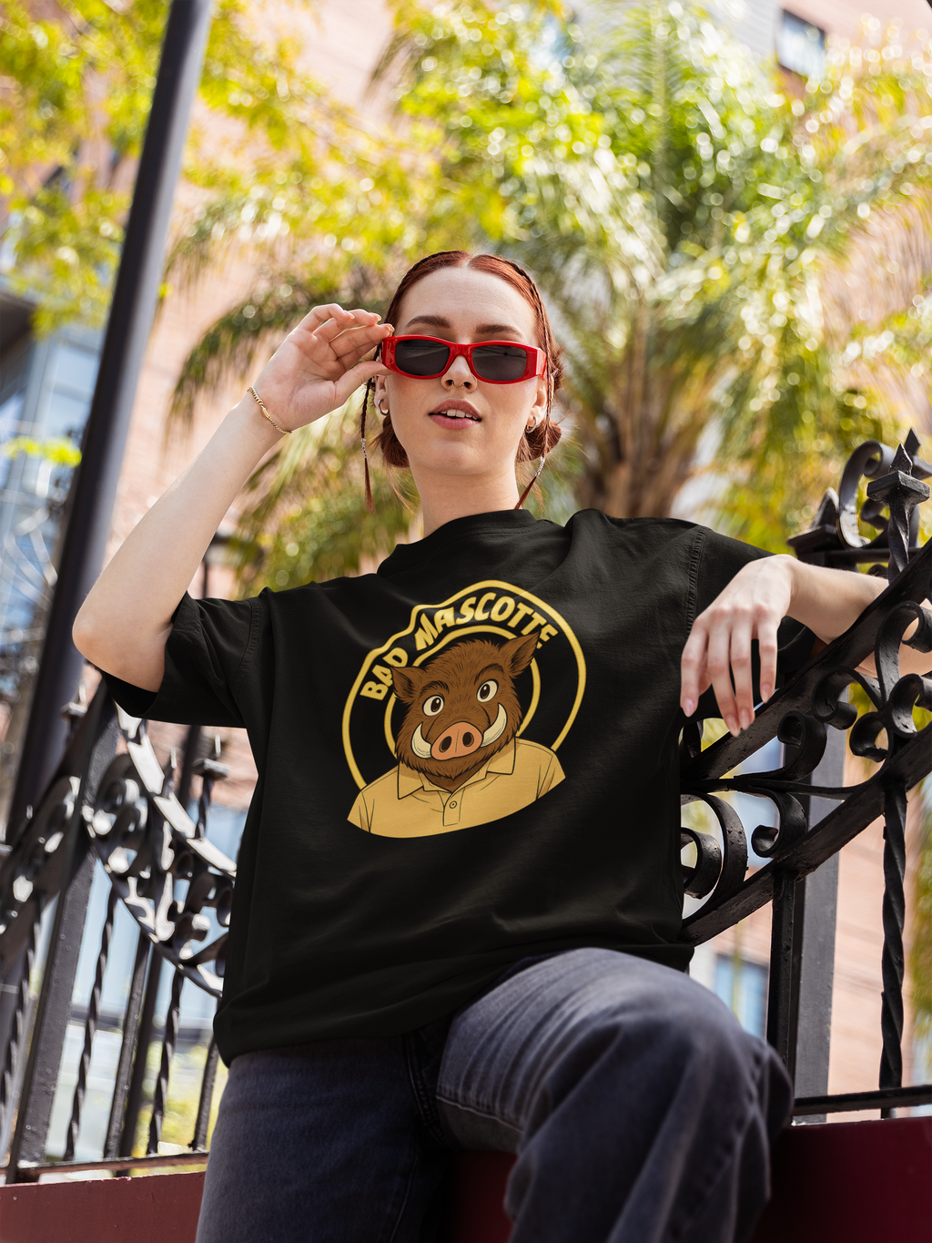 🐗 T-shirt officiel Bad Mascotte – édition anime