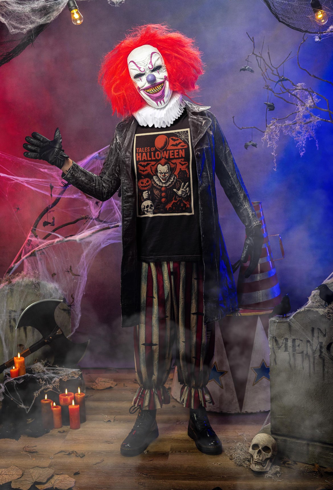 tshirt Tales Of Halloween exclusif série 1. modèle killer clown