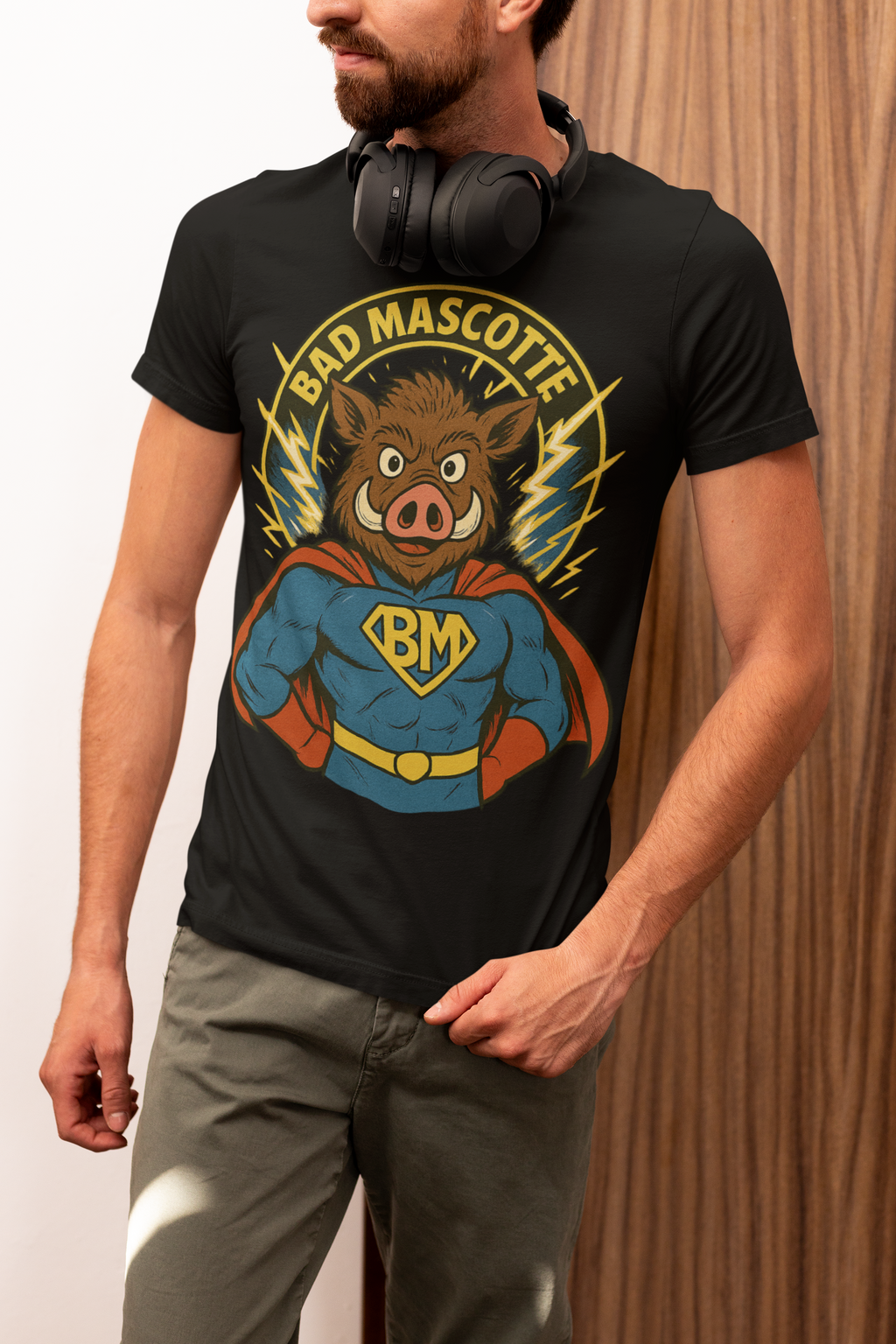 T-shirt officiel Bad Mascotte - Be the hero- edition exclusive