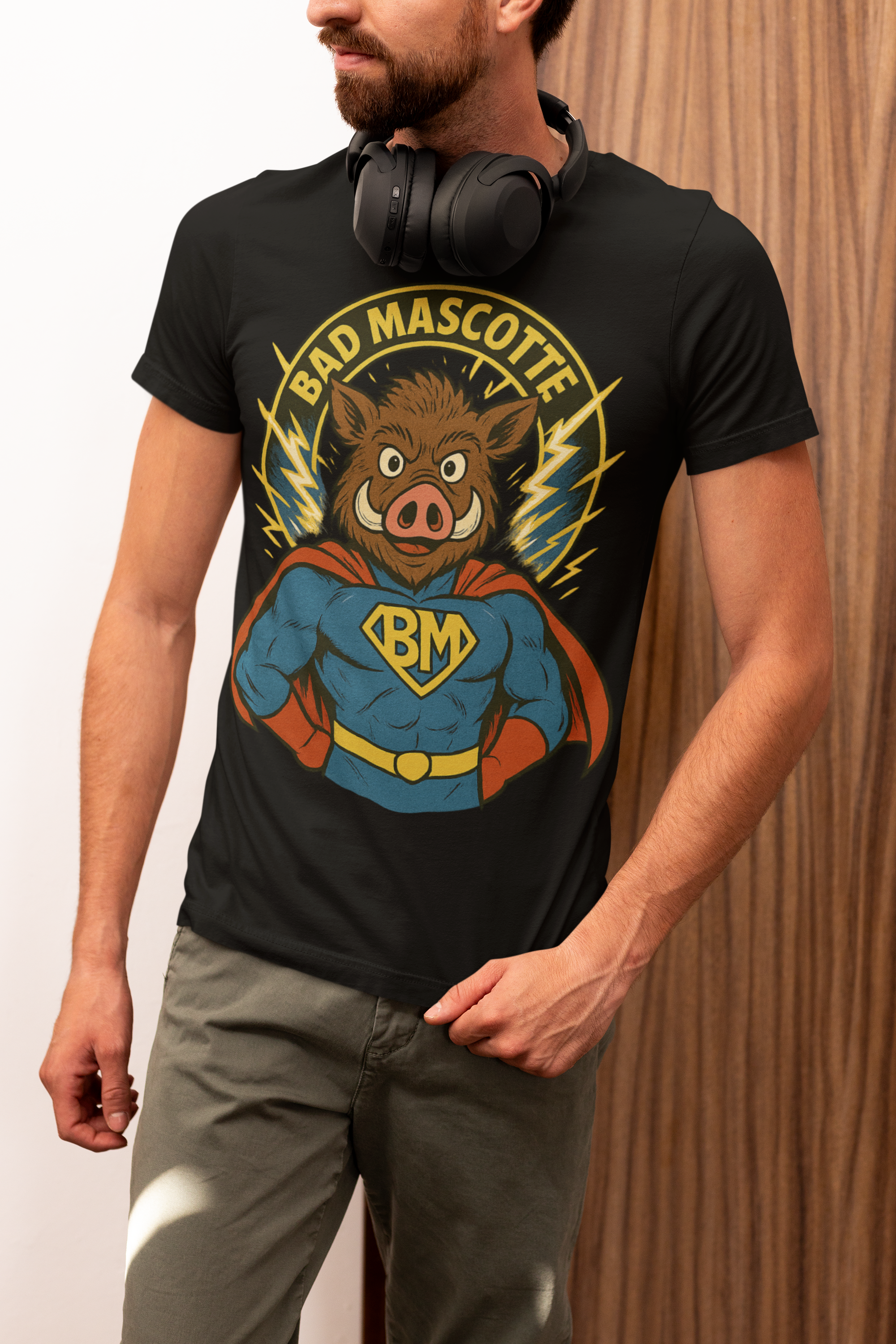 T-shirt officiel Bad Mascotte - Be the hero- edition exclusive