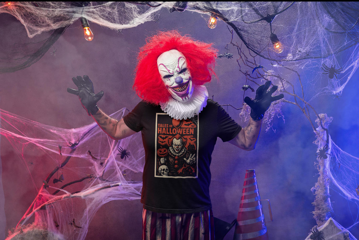 tshirt Tales Of Halloween exclusif série 1. modèle killer clown