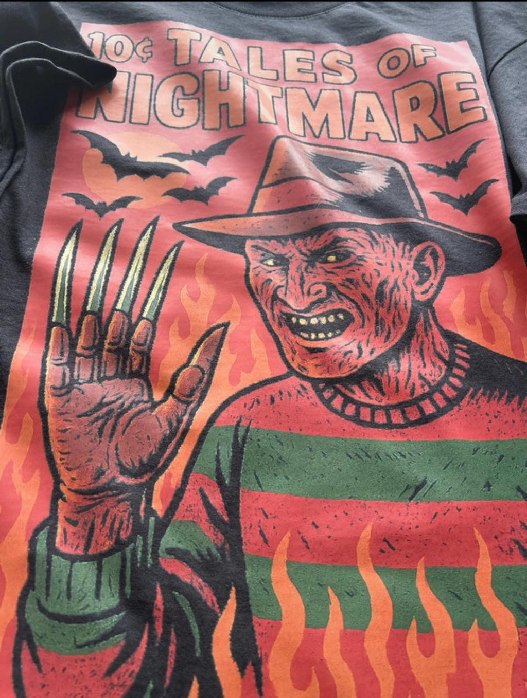 tshirt Tales Of Halloween exclusif série 1. modèle Rue des Cauchemars