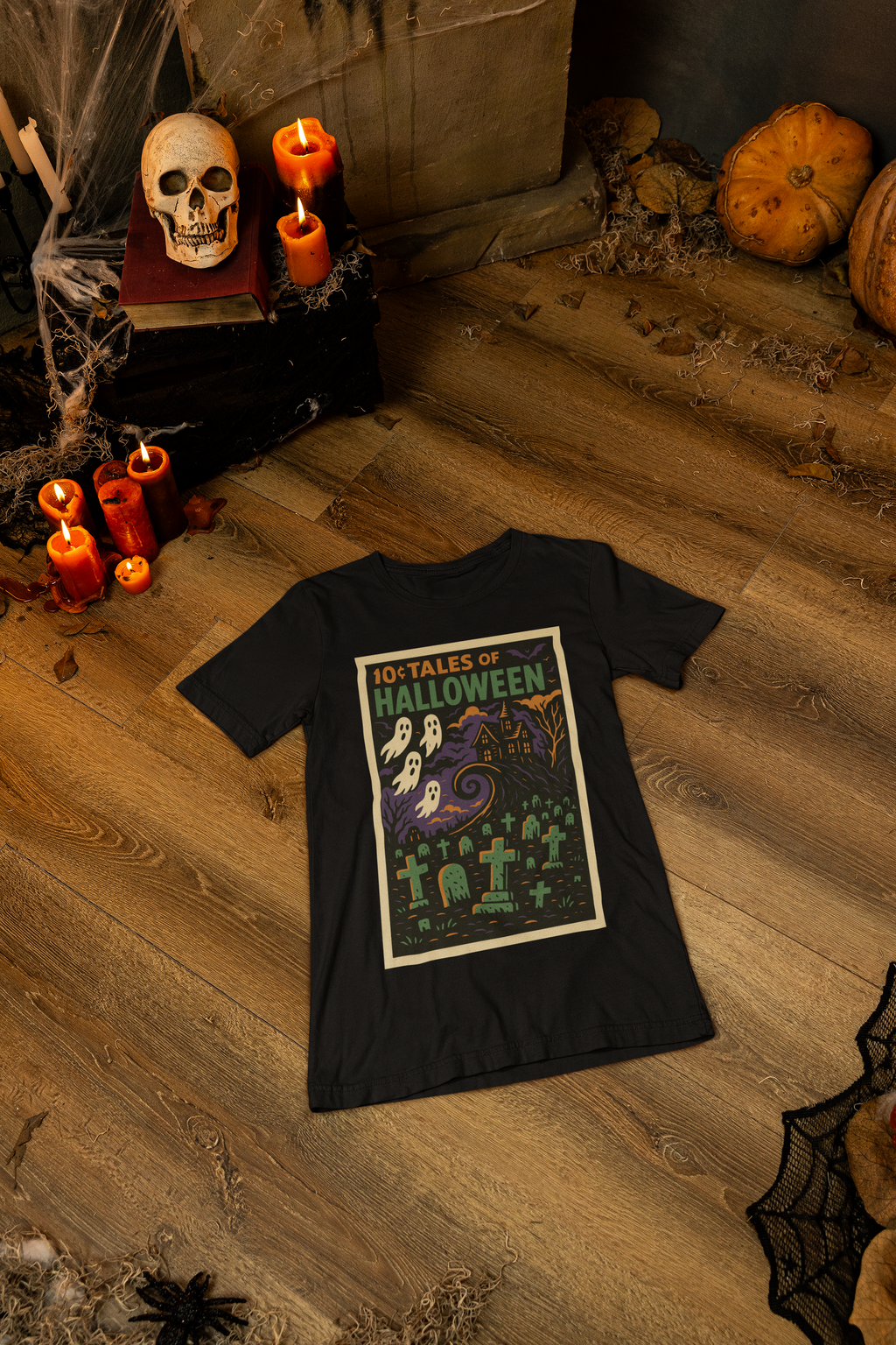 tshirt Tales Of Halloween exclusif série 1. Cimetière