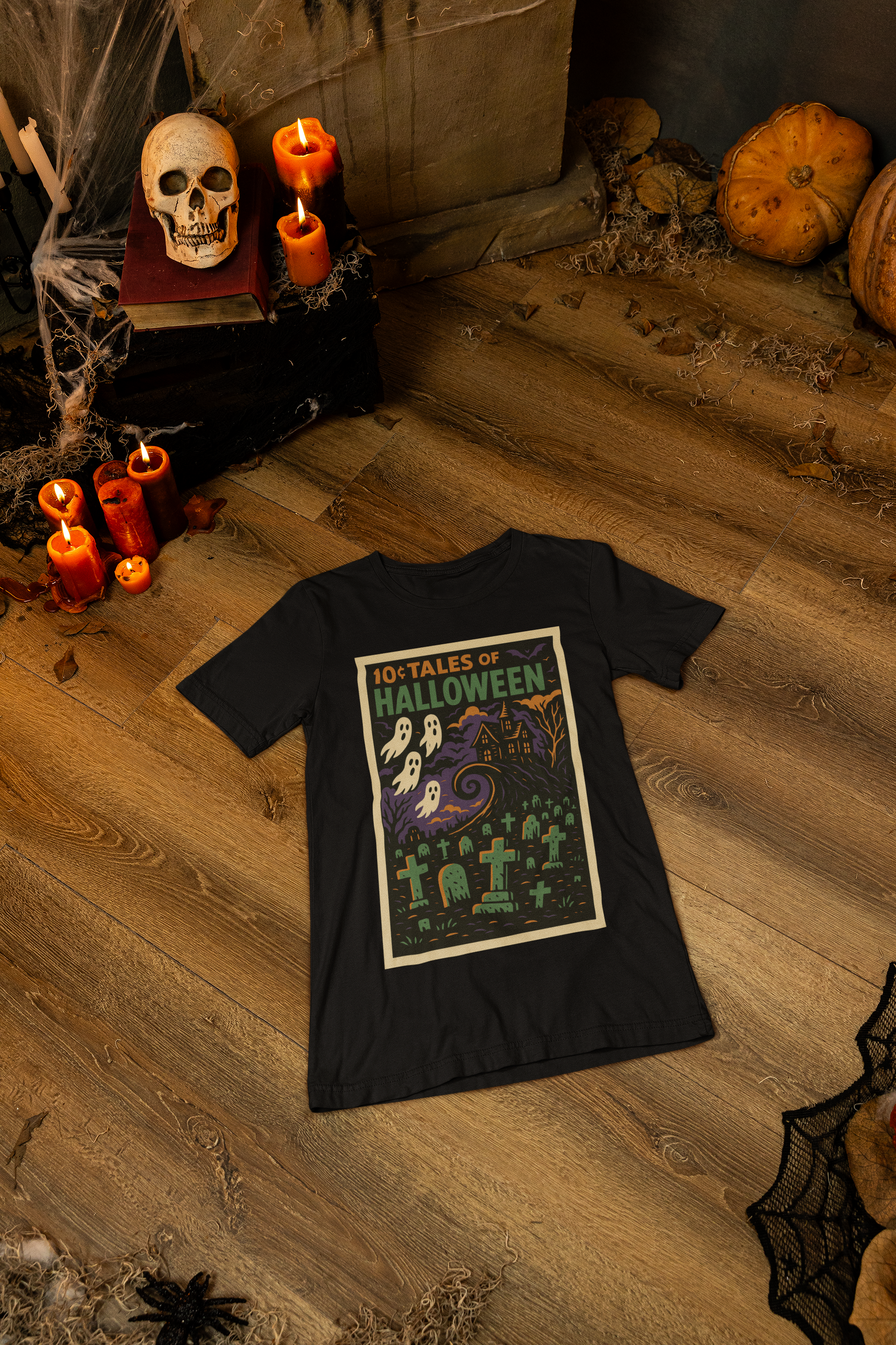 tshirt Tales Of Halloween exclusif série 1. Cimetière