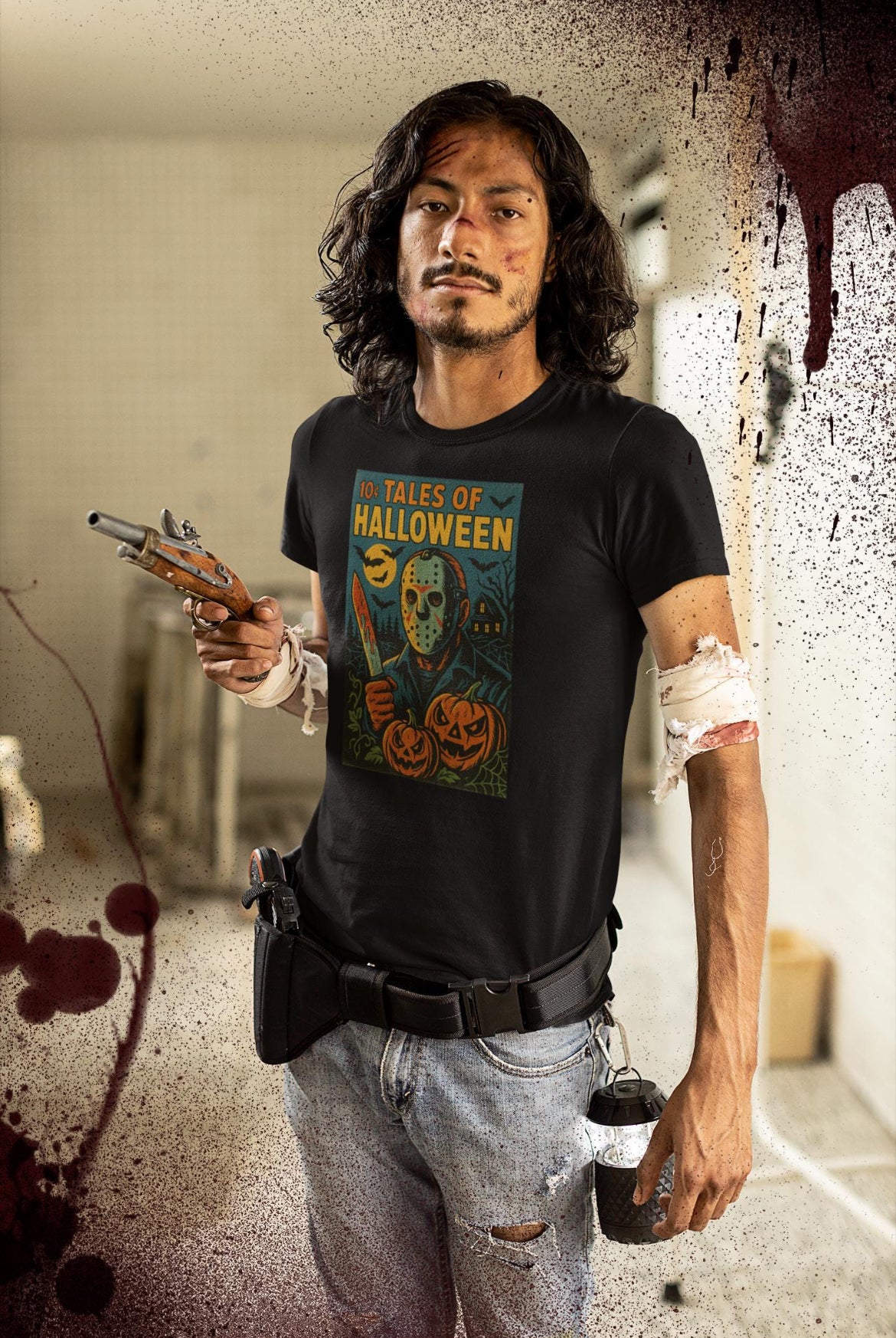 tshirt Tales Of Halloween exclusif série 1. modèle hockey mask