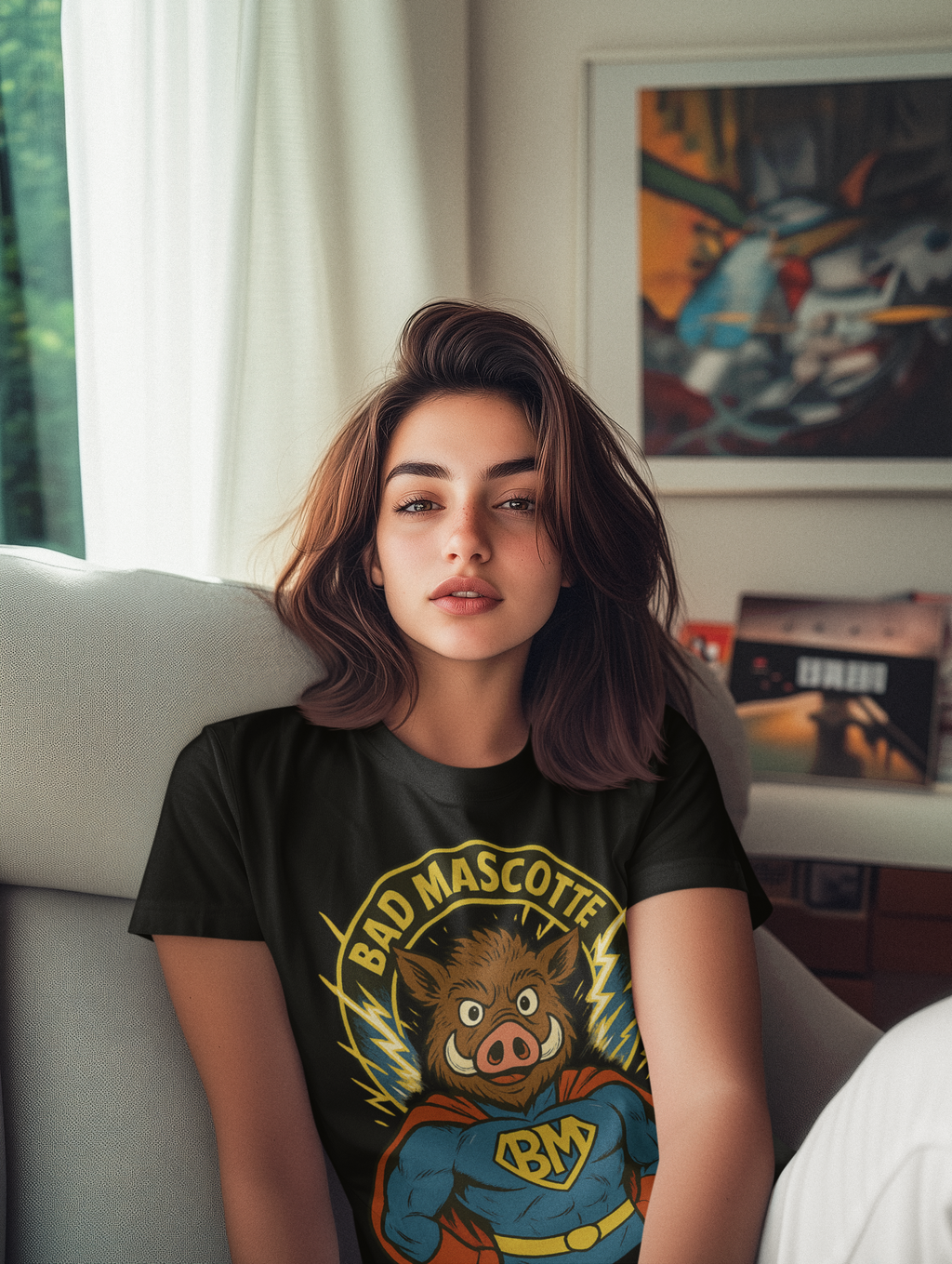 T-shirt officiel Bad Mascotte - Be the hero- edition exclusive