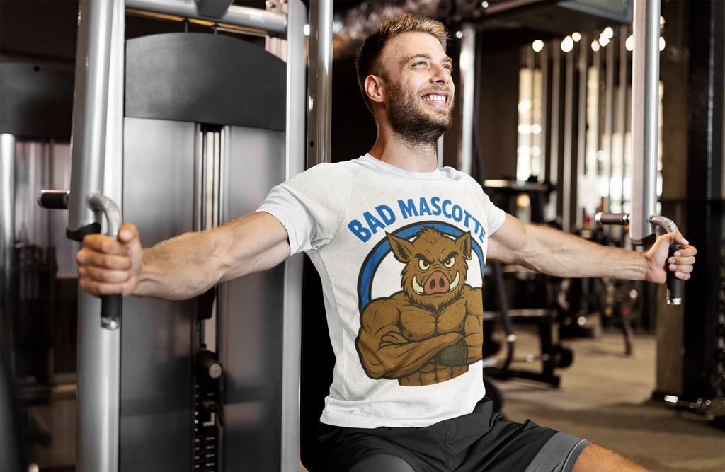 🐗 T-shirt officiel Bad Mascotte – power édition taille M