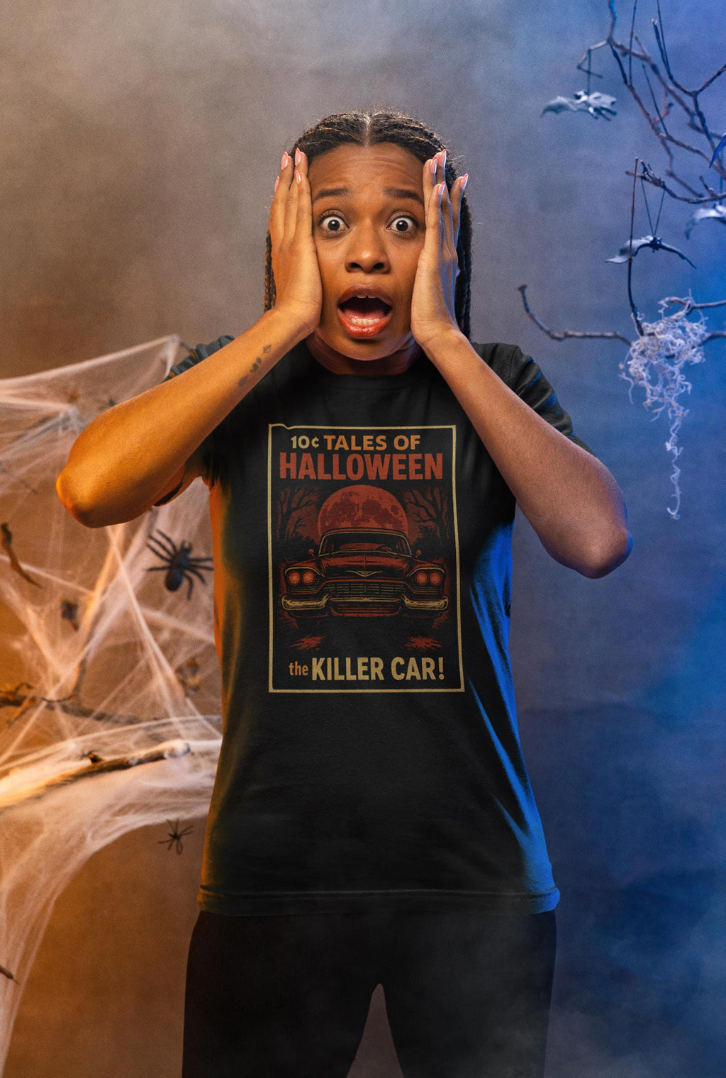 tshirt Tales of Halloween exclusif série 1. modèle killer car