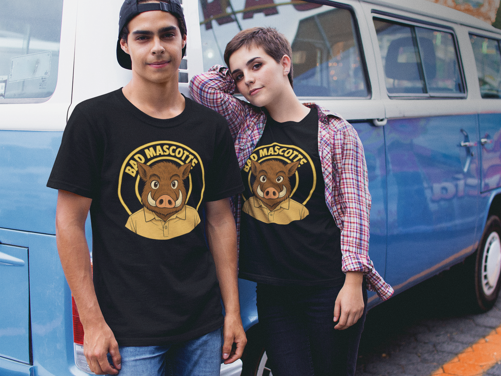 🐗 T-shirt officiel Bad Mascotte – édition anime