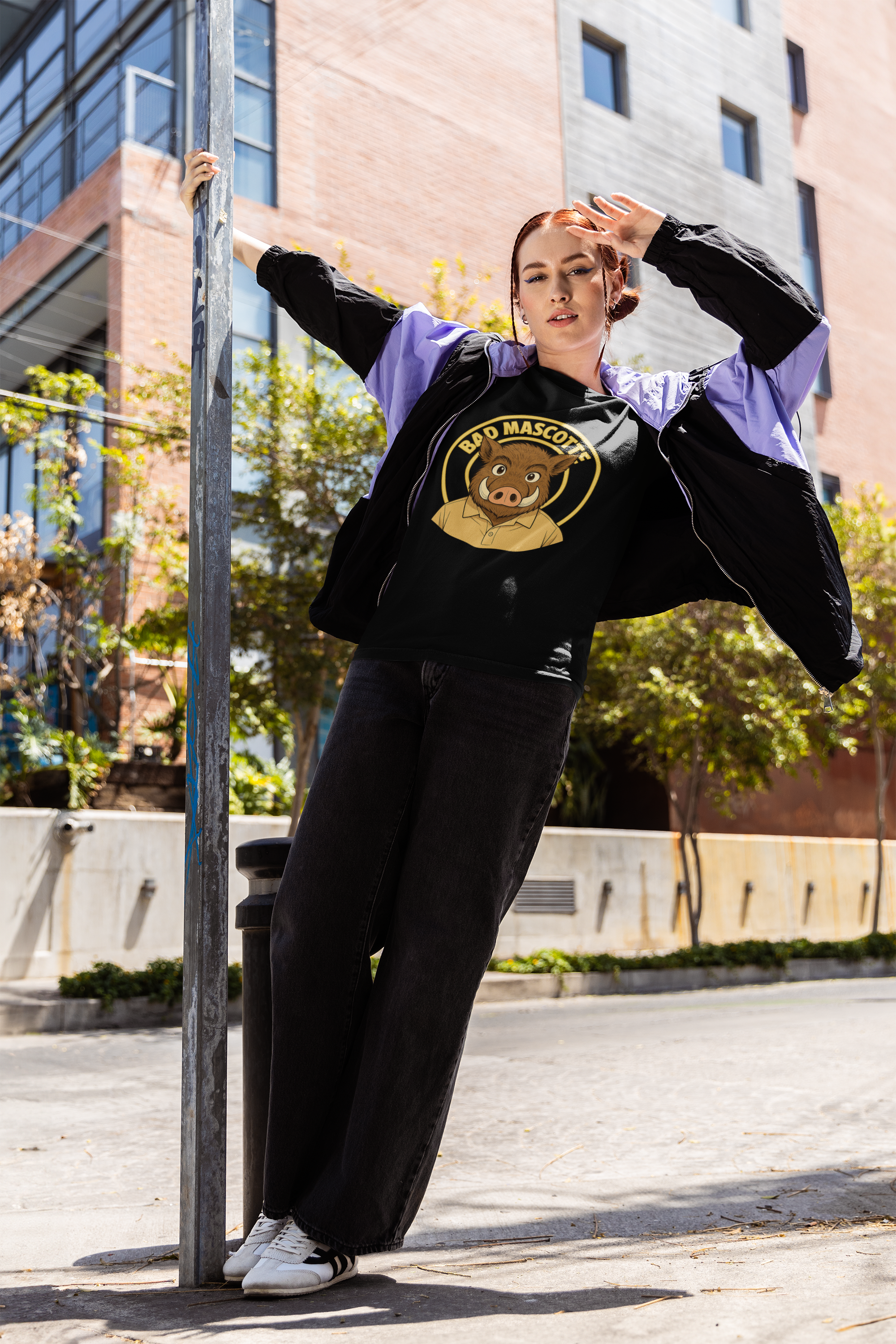 🐗 T-shirt officiel Bad Mascotte – édition anime