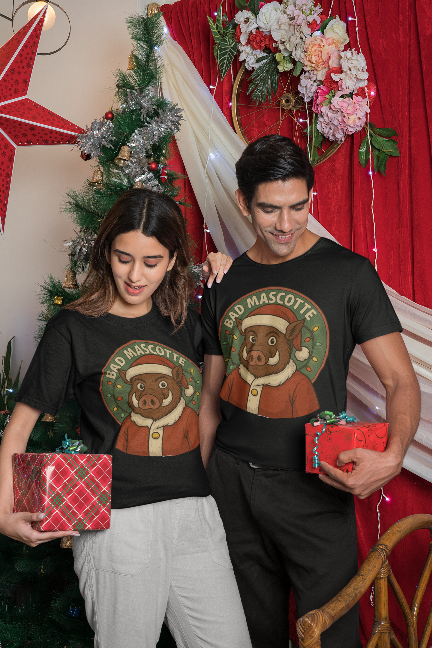 T-shirt officiel Bad Mascotte - Noël