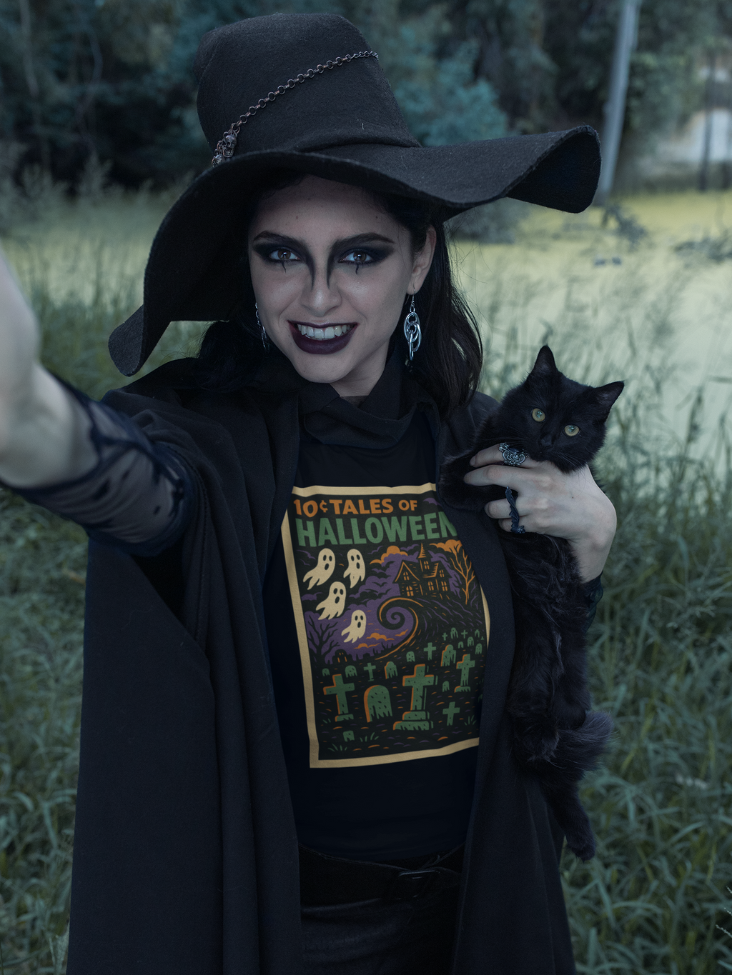 tshirt Tales Of Halloween exclusif série 1. Cimetière