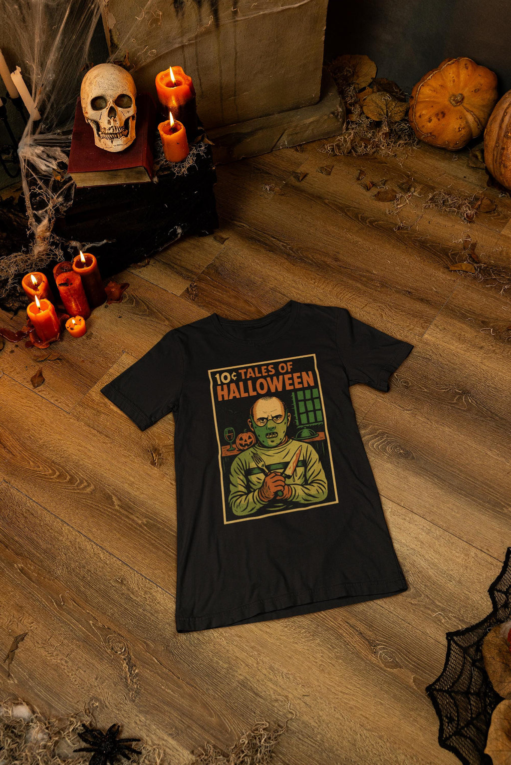 tshirt Tales of Halloween exclusif série 1. modèle The Cannibal Doctor