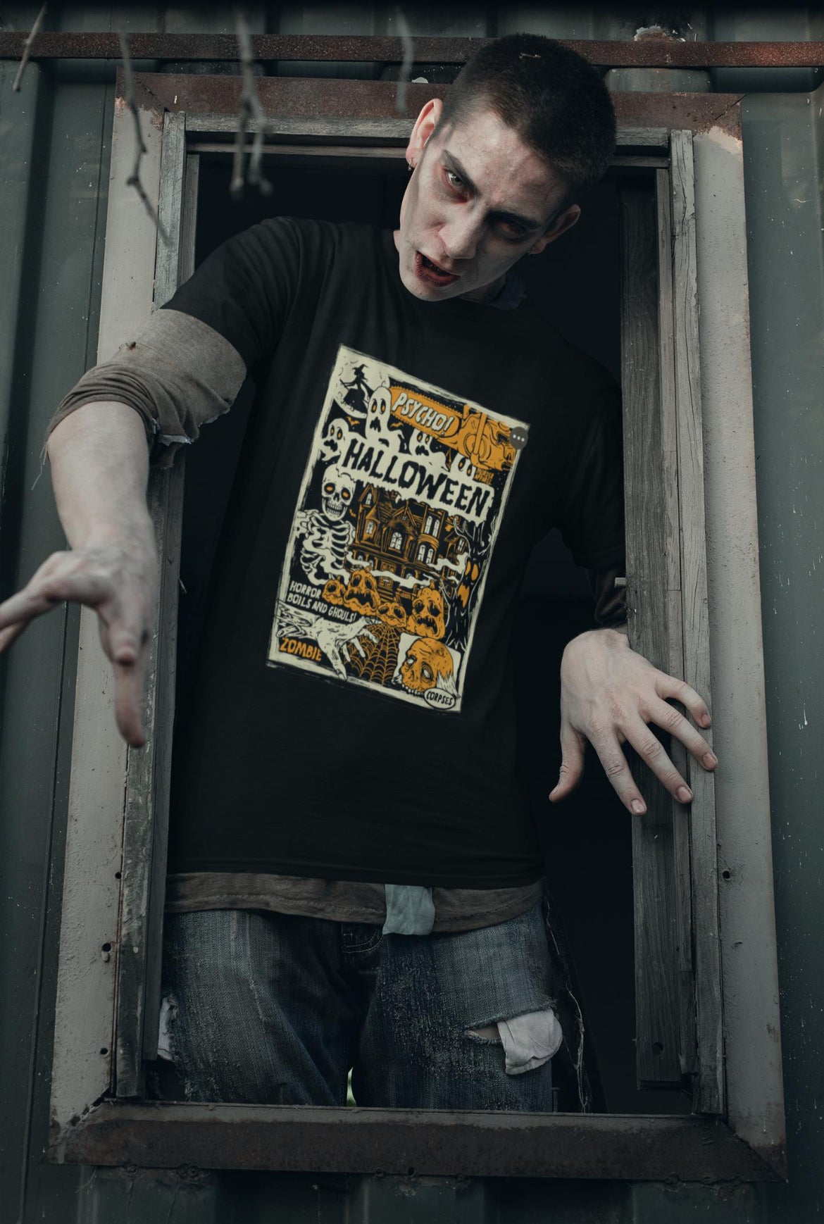 tshirt Tales Of Halloween exclusif série 1. modèle Ghouls.