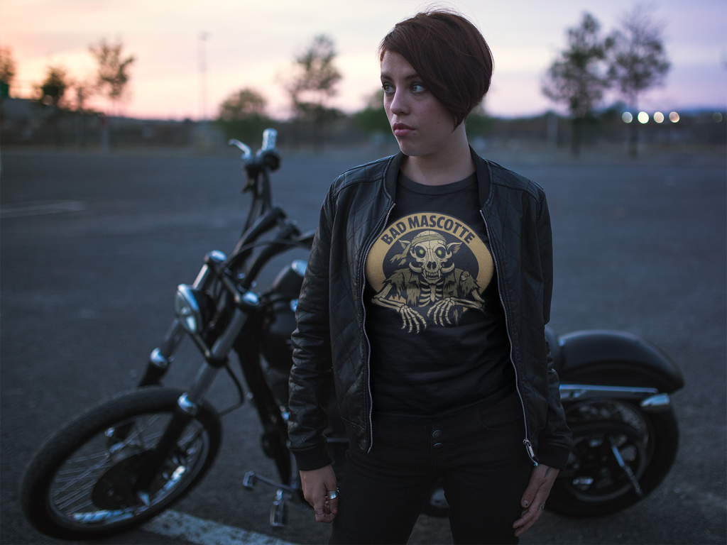 T-shirt officiel Bad Mascotte - Skeleton