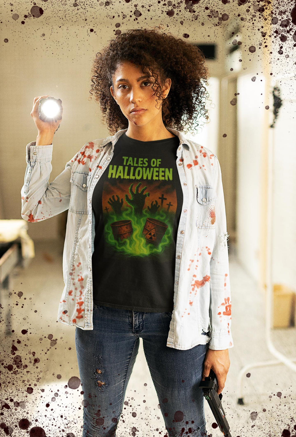 tshirt Tales Of Halloween exclusif série 1. modèle retour des morts
