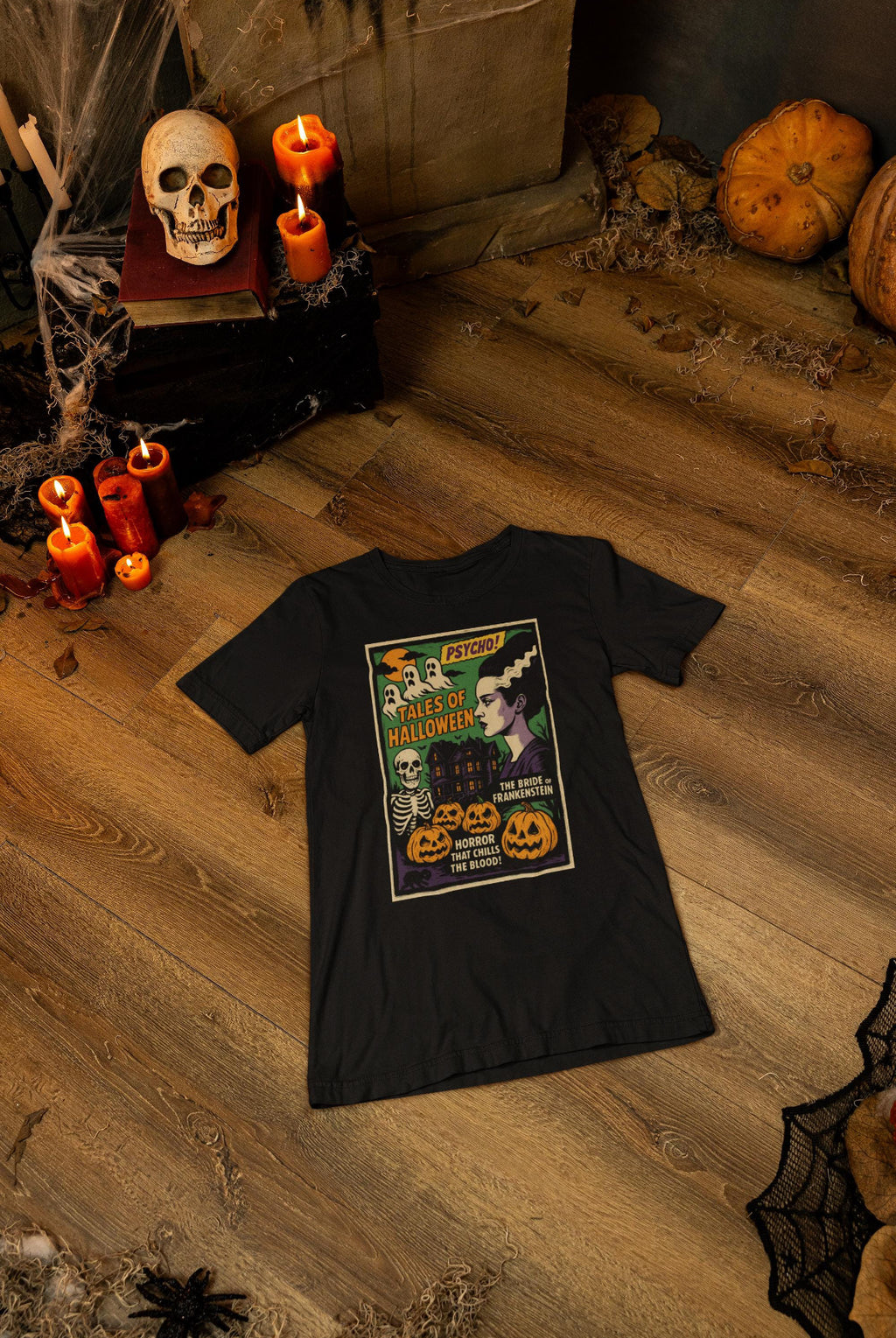 tshirt Tales Of Halloween exclusif série 1. Bride of frankenstein