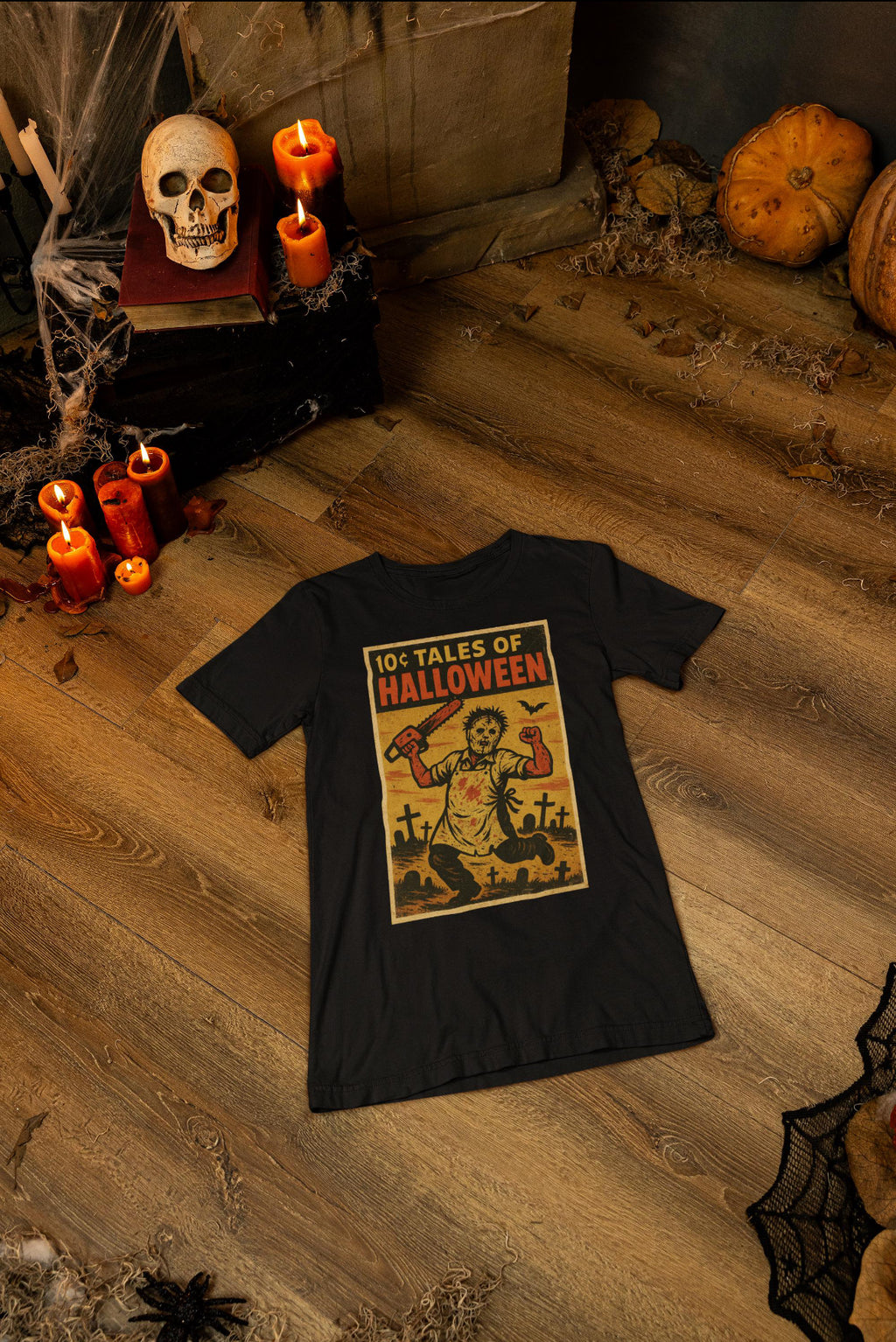 tshirt Tales Of Halloween exclusif série 1. modèle Chainsaw Butcher