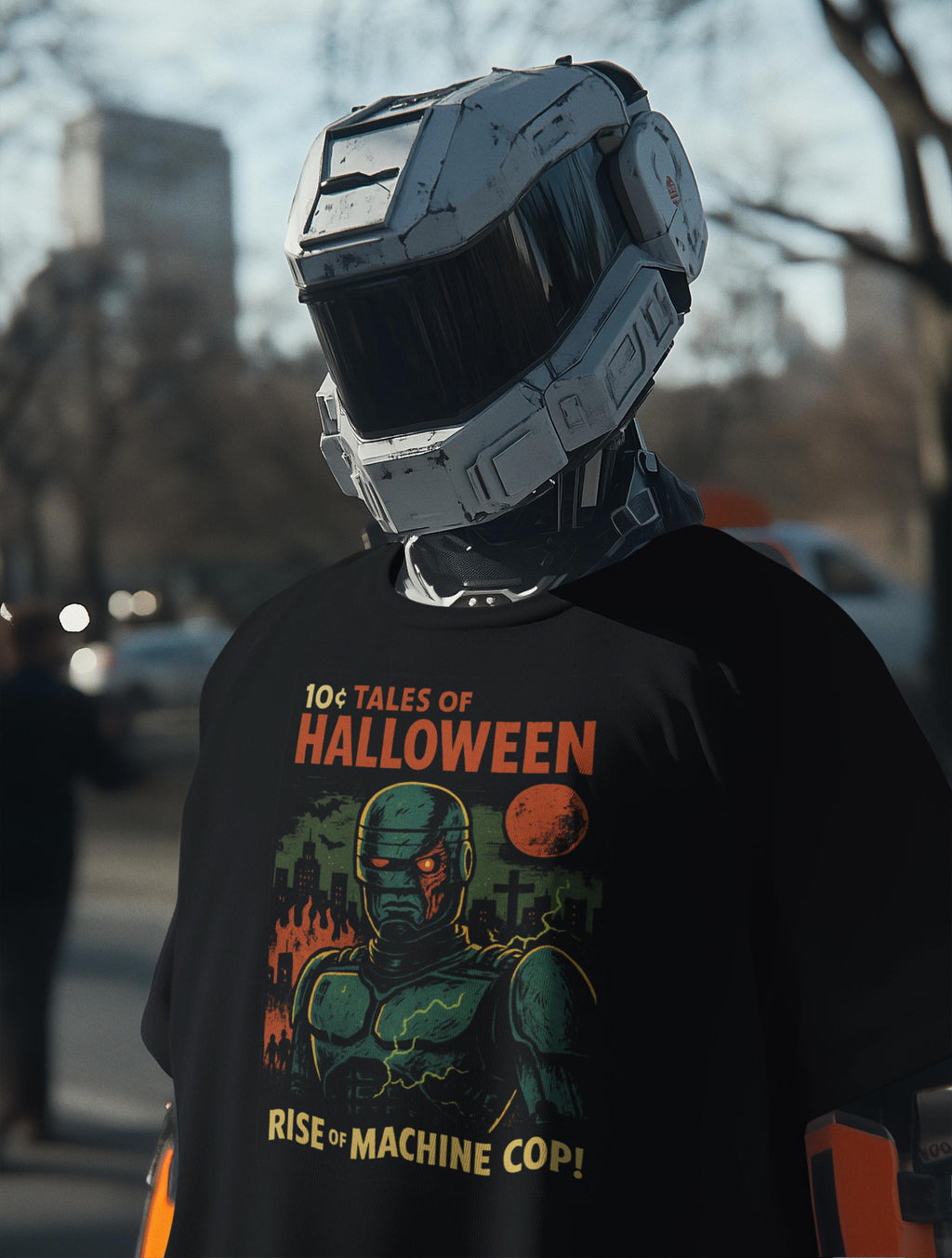 tshirt Tales Of Halloween exclusif série 1. modèle robot law