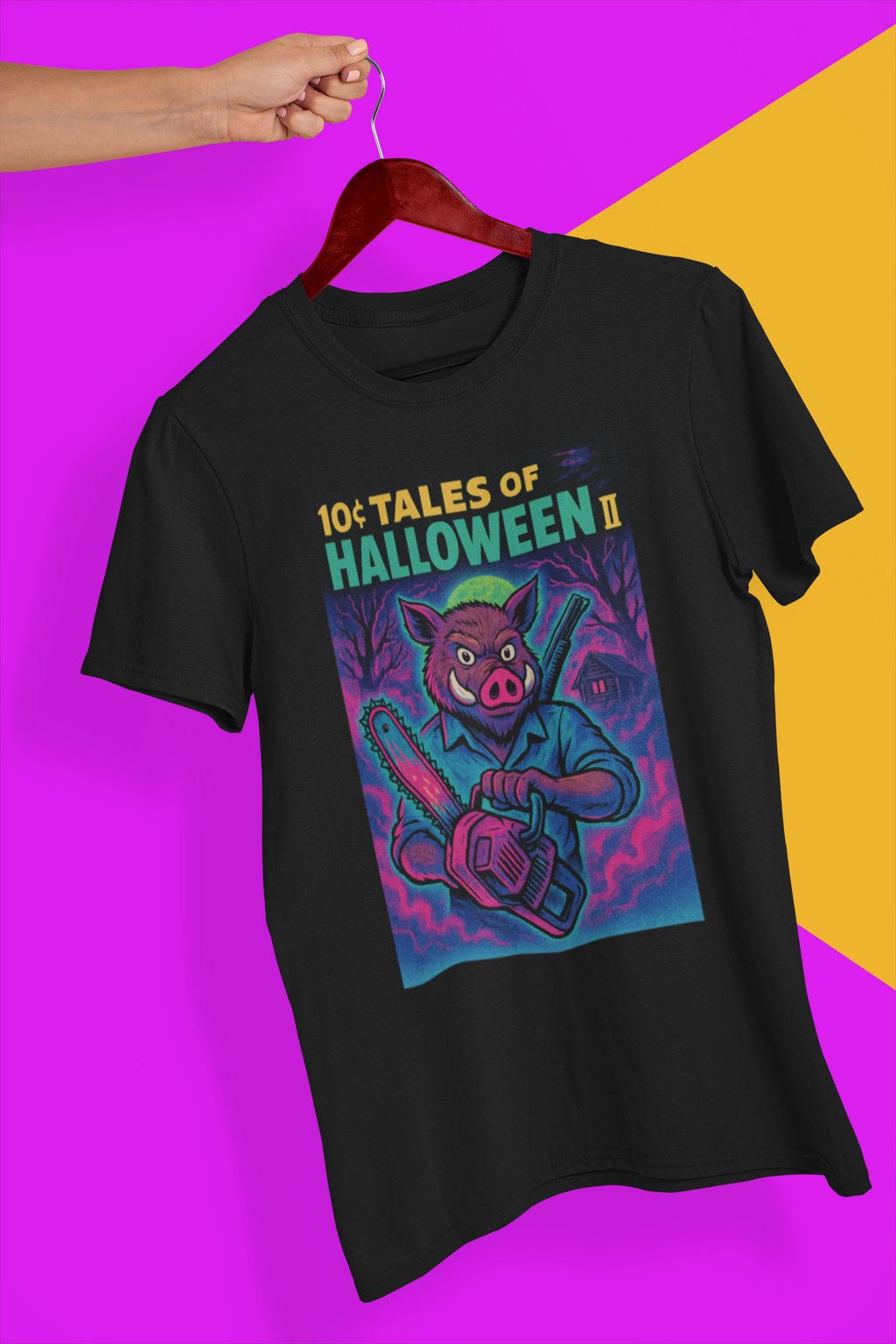 T-shirt officiel Bad Mascotte x tales of halloween - apocalypse - edition exclusive