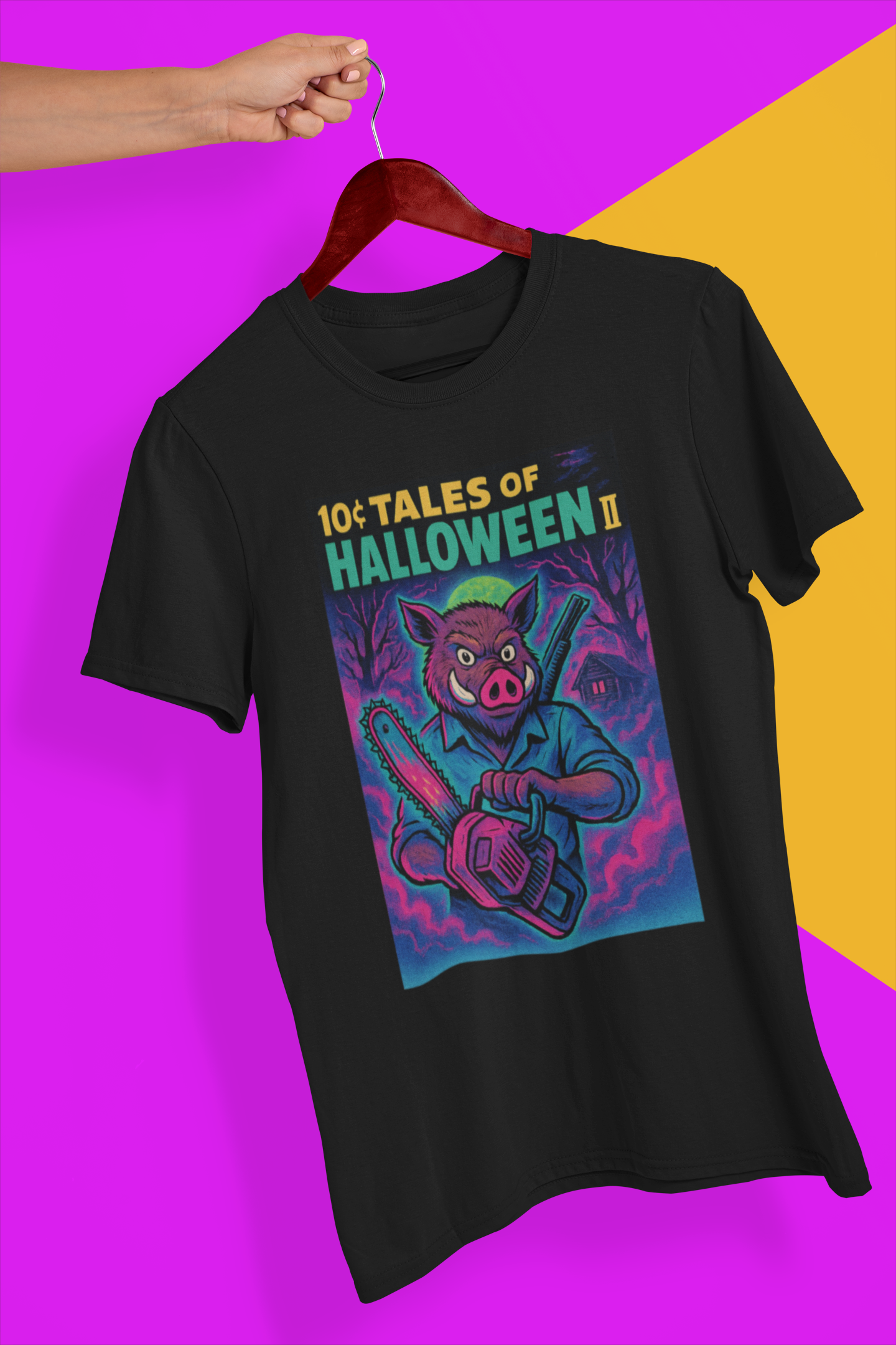 T-shirt officiel Bad Mascotte x tales of halloween - apocalypse - edition exclusive